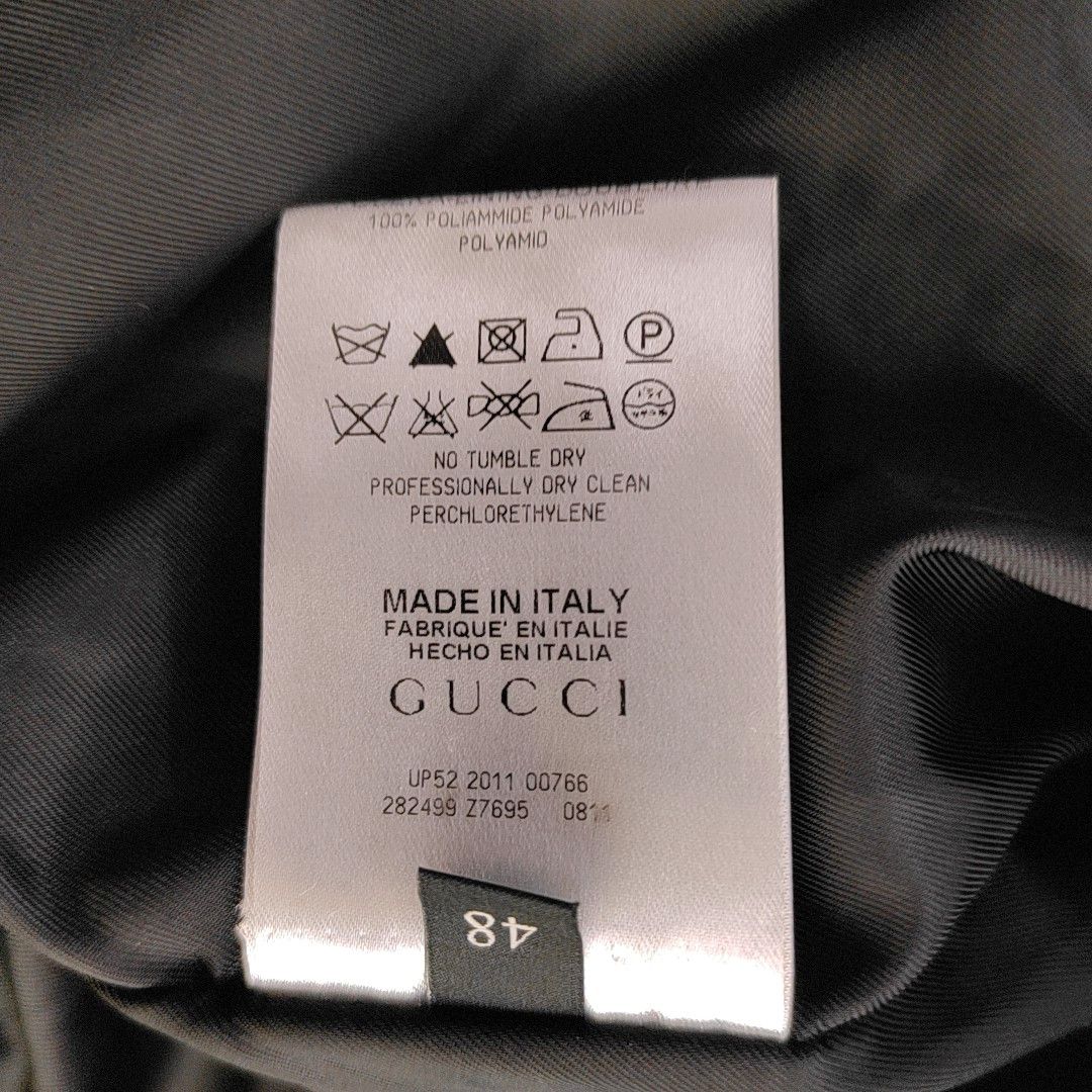 Gucci Gucci Ribbed Trim Cotton Bomber Jacket Size 48 Size US M / EU 48-50 / 2 - 4 Thumbnail