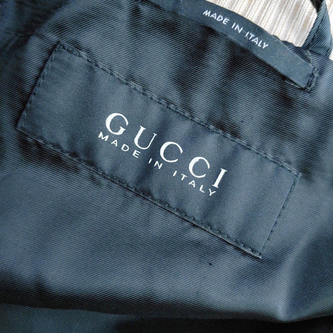 Gucci Gucci Ribbed Trim Cotton Bomber Jacket Size 48 Size US M / EU 48-50 / 2 - 8 Thumbnail