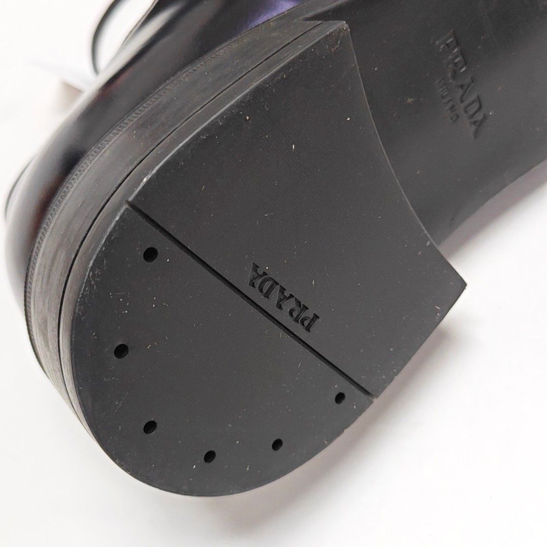 Prada Prada Black Leather Derby Shoes EU 39 Size US 6 / EU 39 - 13 Thumbnail