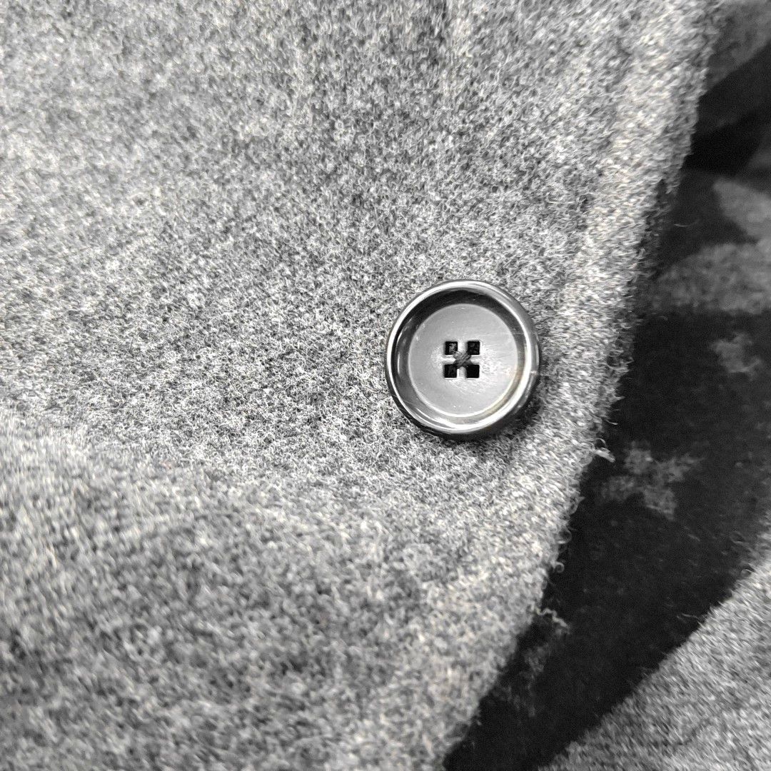 Louis Vuitton Louis Vuitton Gray Wool Long Coat Size 52 Size US L / EU 52-54 / 3 - 5 Thumbnail