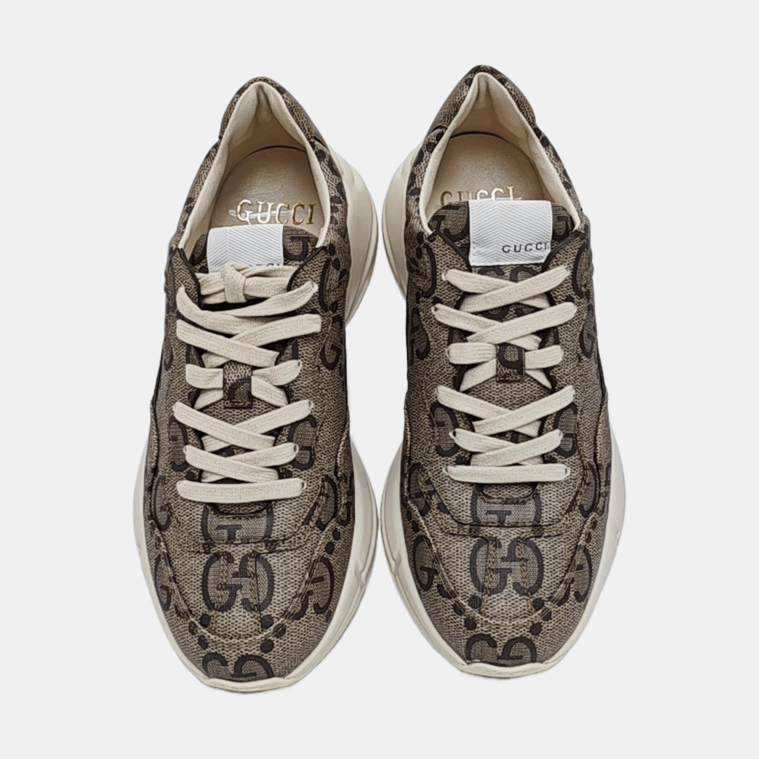Gucci Gucci GG Monogram Rhyton Sneakers 40 Size US 7 / EU 40 - 3 Thumbnail