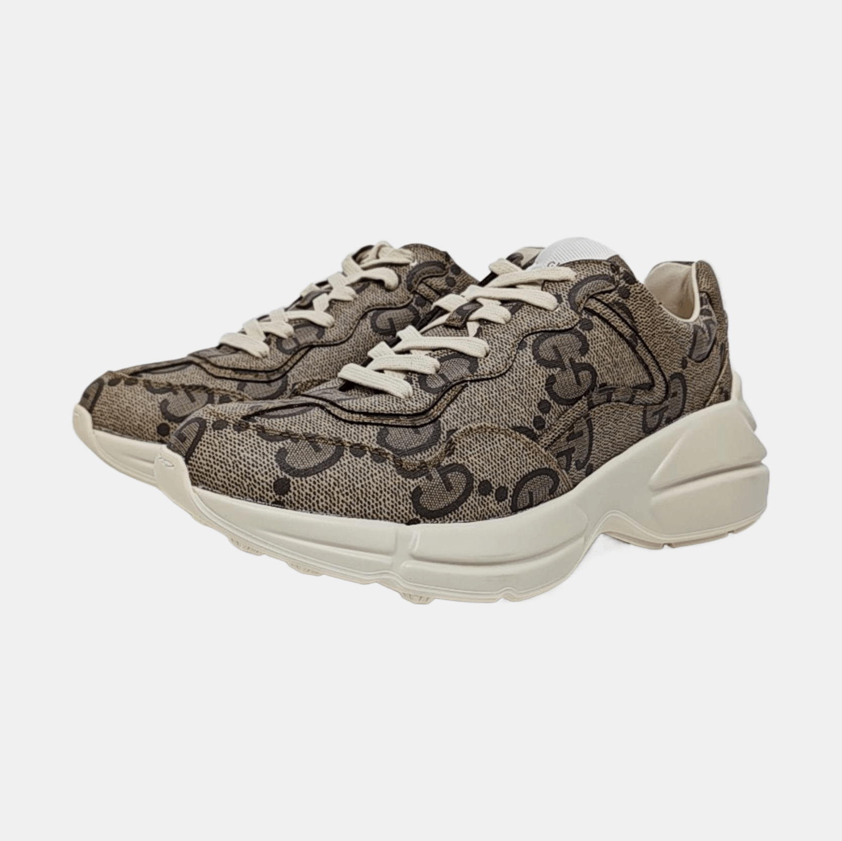 Gucci Gucci GG Monogram Rhyton Sneakers 40 Size US 7 / EU 40 - 2 Thumbnail
