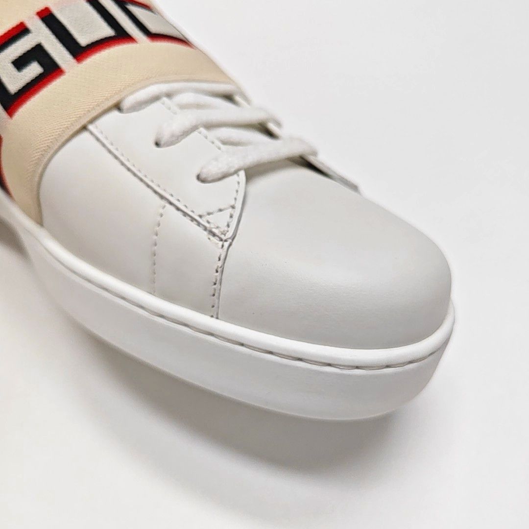 Gucci Gucci Logo Elastic Band Ace Sneakers 43 Size US 10 / EU 43 - 7 Thumbnail