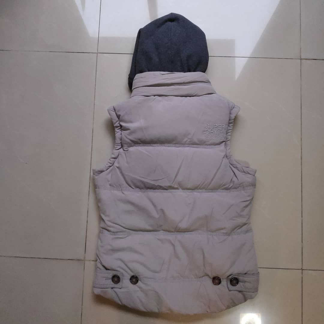 Superdry SUPERDRY Puffer Academy Vest with hood Size US S / EU 44-46 / 1 - 3 Thumbnail
