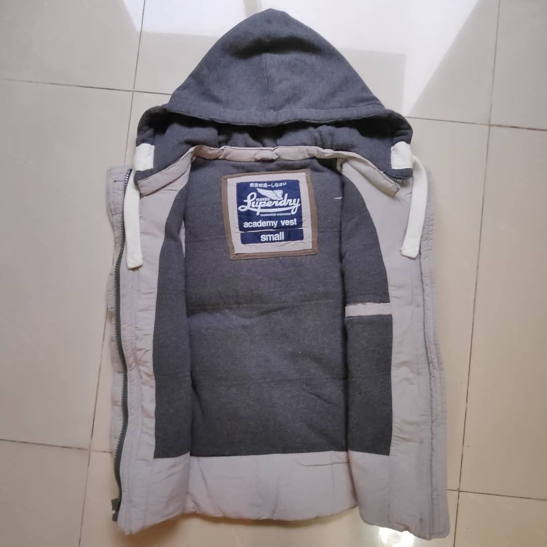 Superdry SUPERDRY Puffer Academy Vest with hood Size US S / EU 44-46 / 1 - 2 Thumbnail