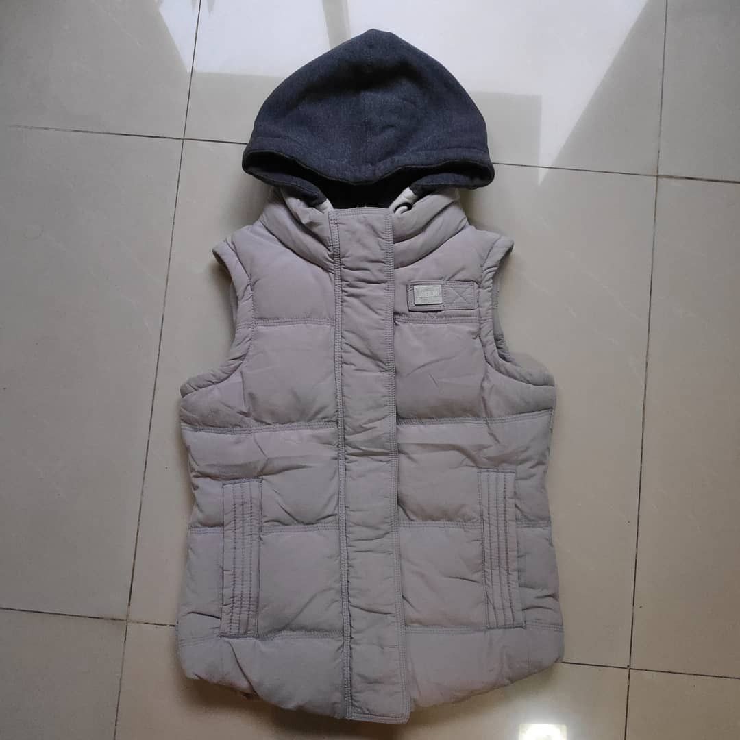 Superdry SUPERDRY Puffer Academy Vest with hood Size US S / EU 44-46 / 1 - 1 Thumbnail