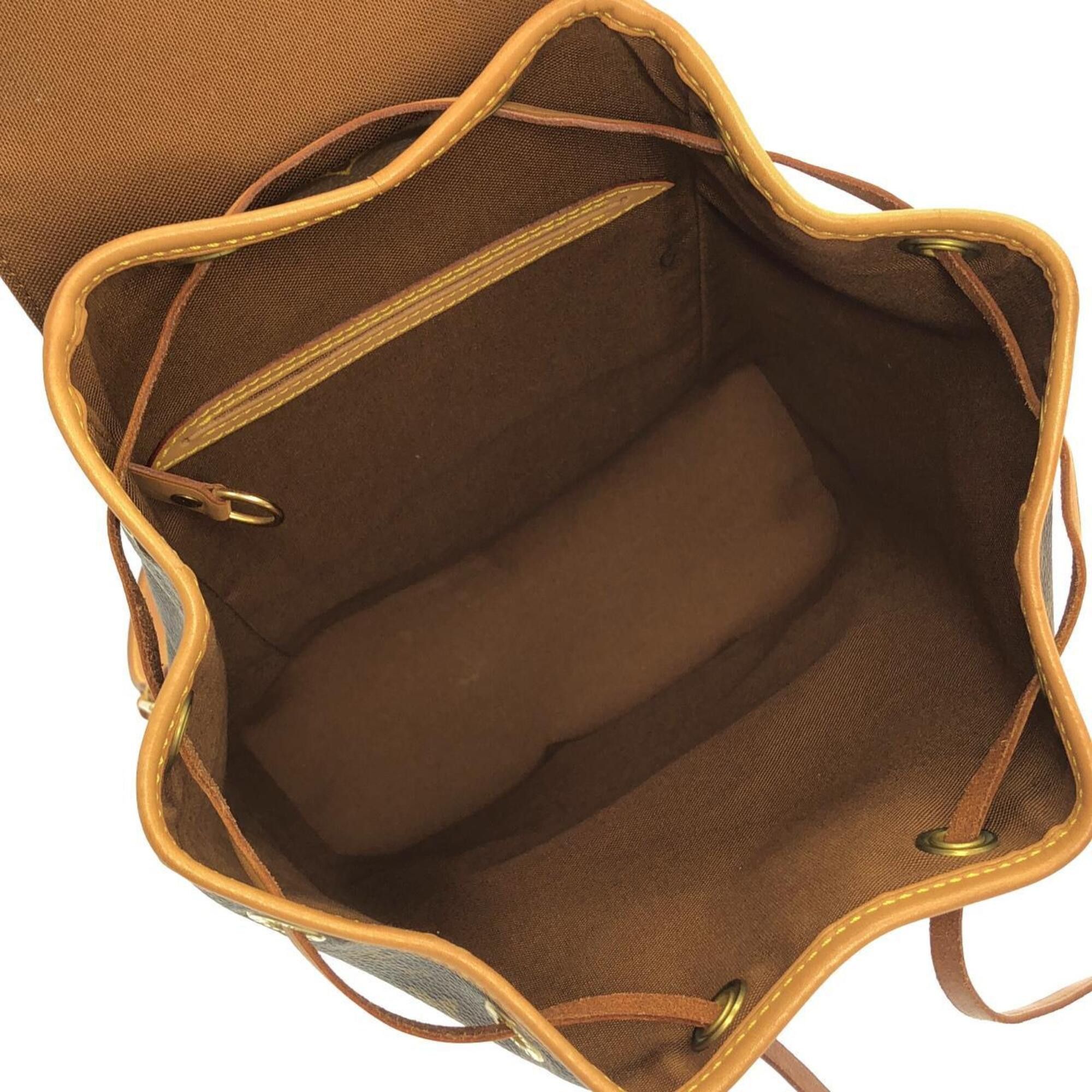 louis vuitton backpack montsouris mm Monogram Canvas Bag trend silhouette of this montsouris mini backpack is made from monogram coated canvas on a cowhide History of: Louis Vuitton Montsouris