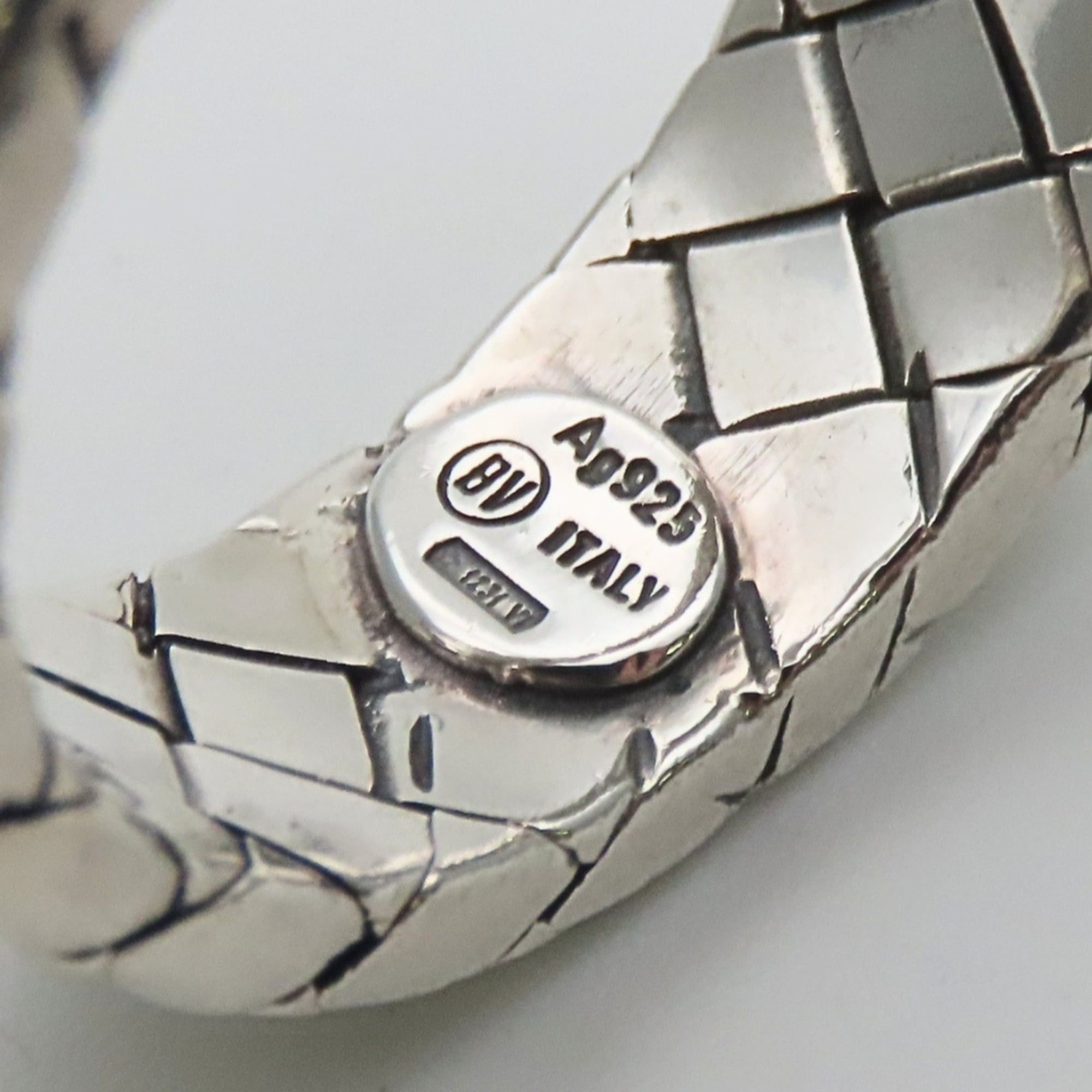 Bottega Veneta Bottega Veneta ring, Intrecciato design, SV925, approximately 10.0g, men's. Size ONE SIZE - 5 Thumbnail