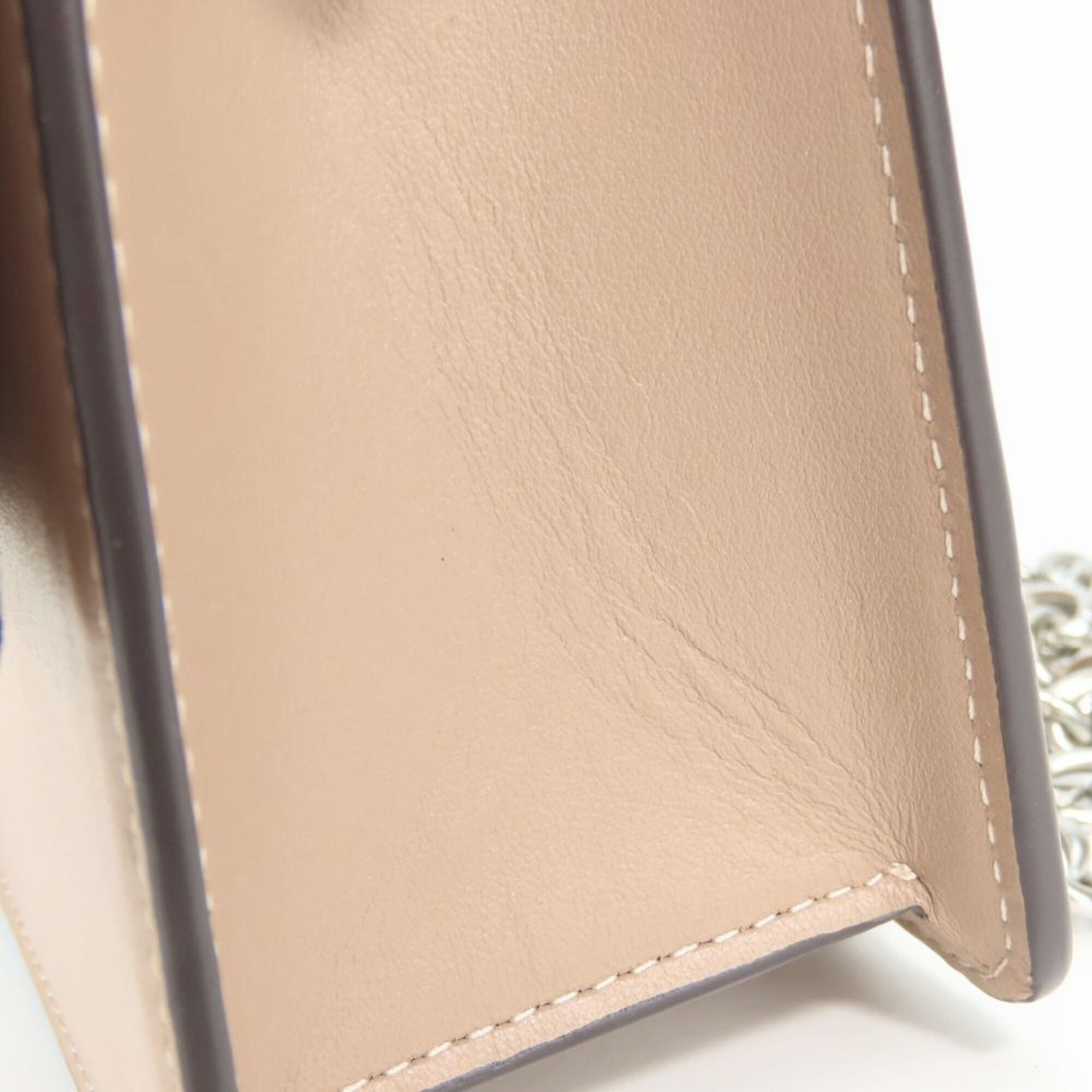 Coach Coach Shoulder Bag CP008 Leather Beige Hardware Chain Women's COACH Size ONE SIZE - 10 Thumbnail