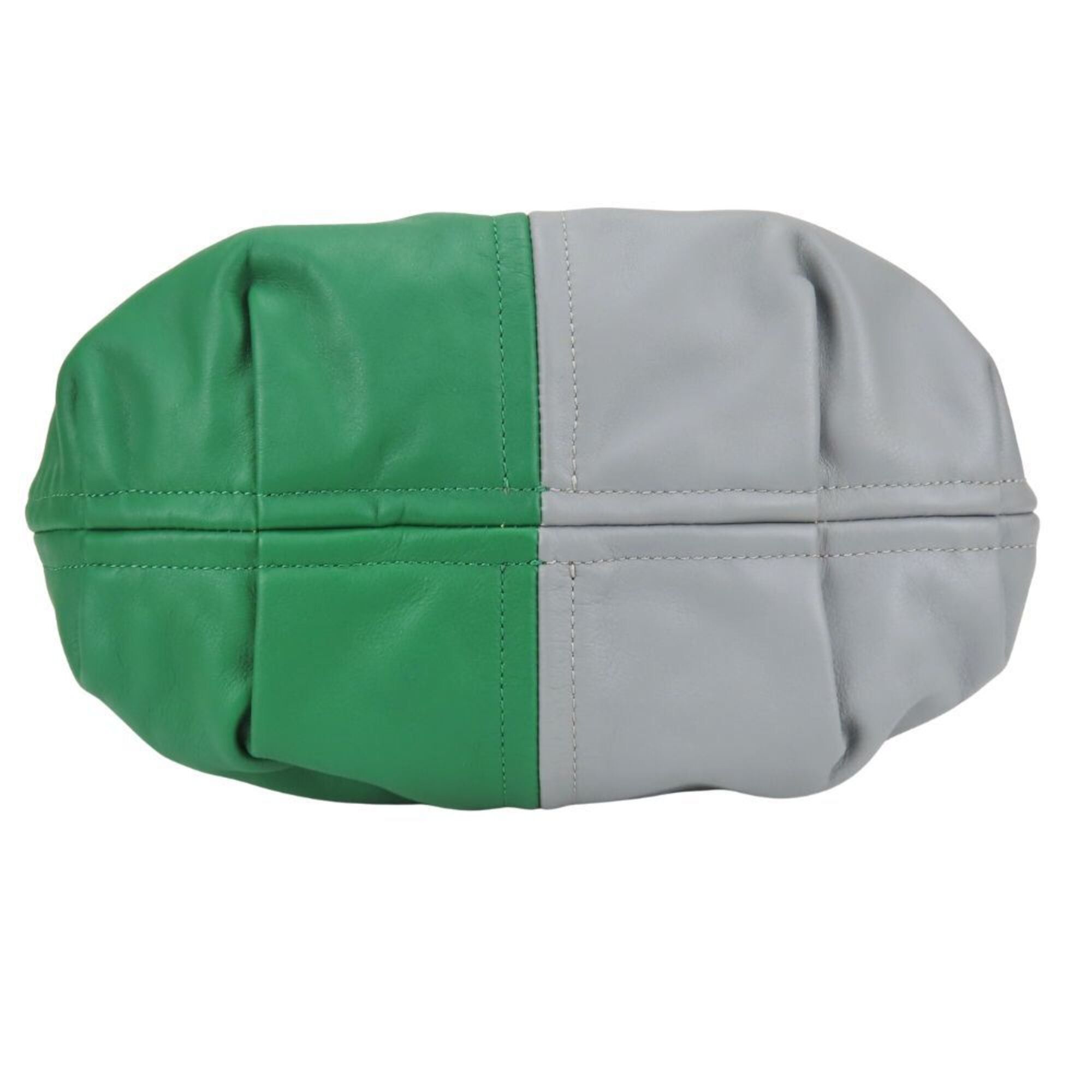 Coach Coach Tote Bag, Bicolor, C2594, Leather, Green/Gray, Women's, COACH Size ONE SIZE - 5 Thumbnail