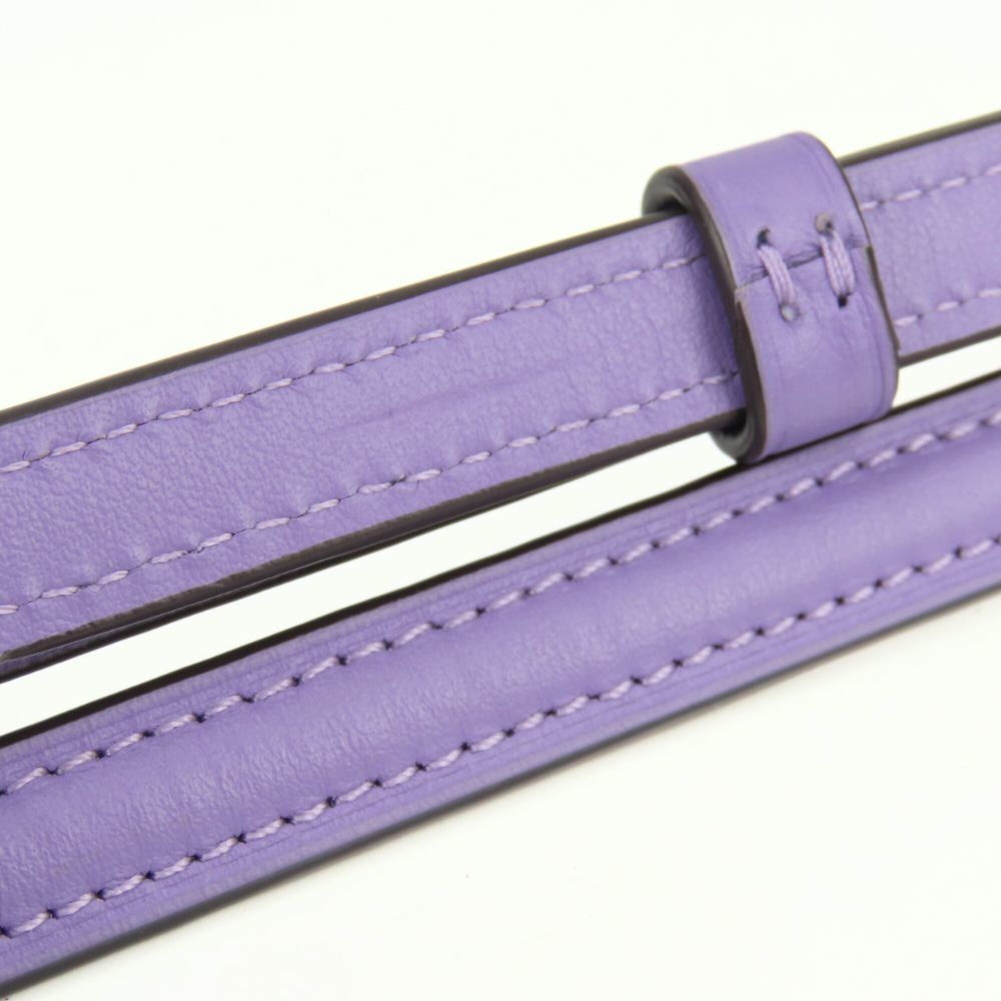 Coach Coach Mini Handbag CO974 Leather Purple 2-Way Shoulder Compact Women's COACH Size ONE SIZE - 10 Thumbnail