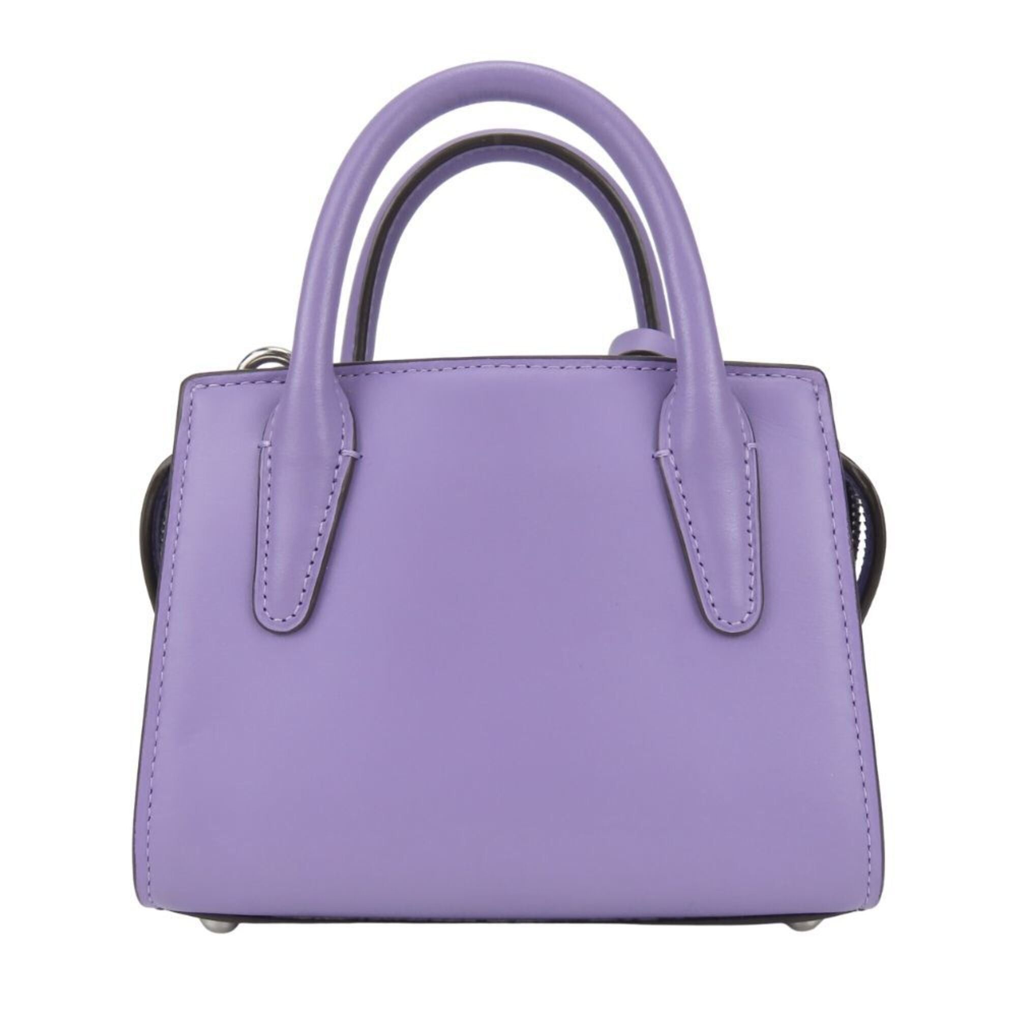 Coach Coach Mini Handbag CO974 Leather Purple 2-Way Shoulder Compact Women's COACH Size ONE SIZE - 4 Thumbnail