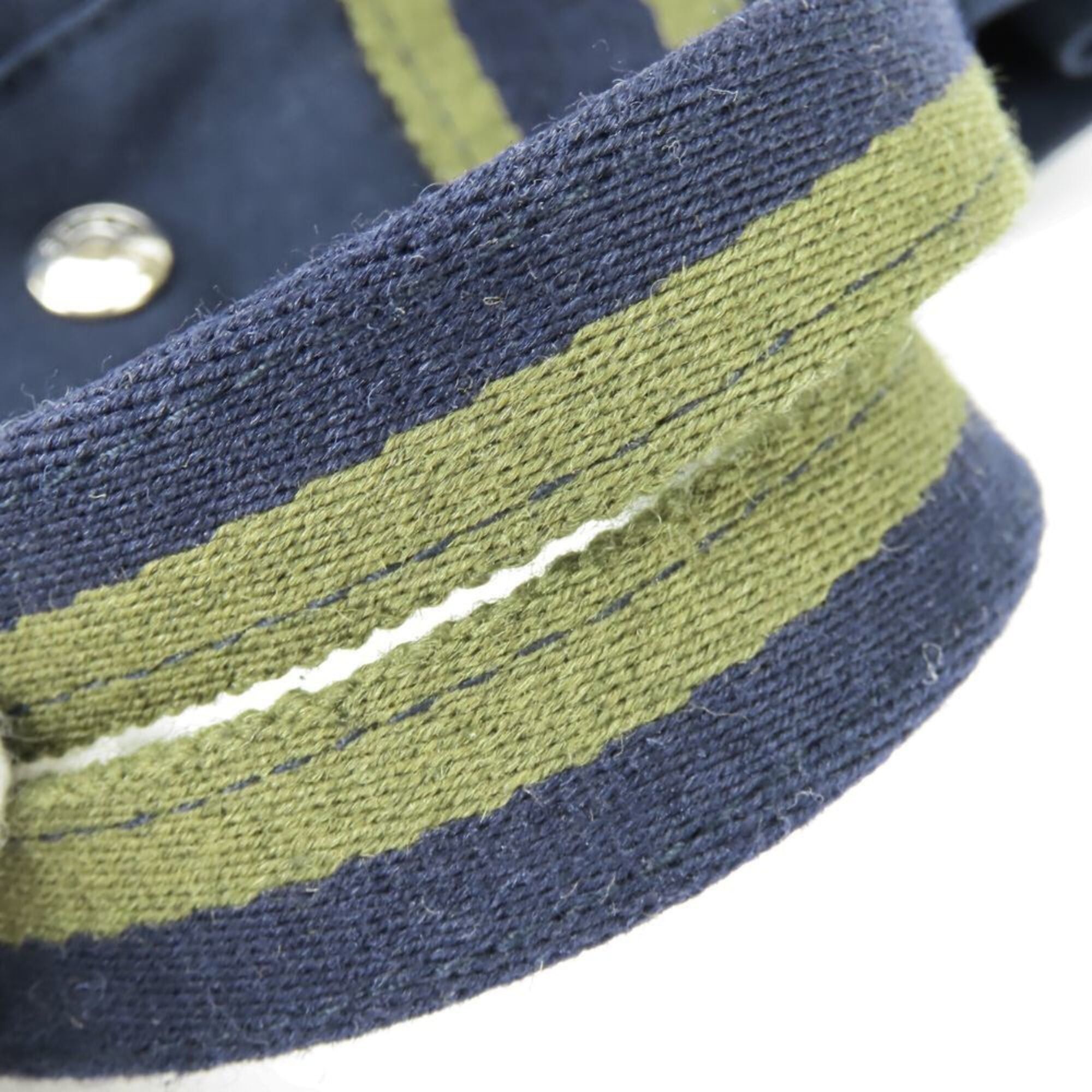 Hermes Hermes Fourre-Tout PM Canvas Tote Bag, Navy Olive, Women's Size ONE SIZE - 12 Thumbnail