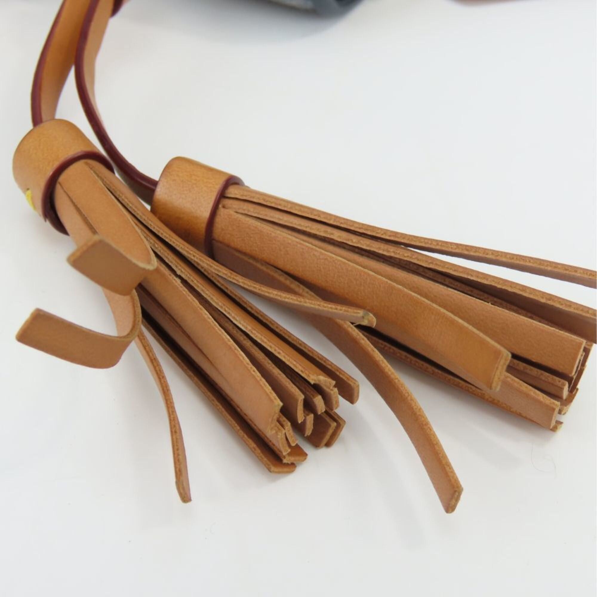 Coach Coach Signature Handbag C8513 Fringe Canvas Leather Navy Brown 2-Way Shoulder Bag for Women COACH Size ONE SIZE - 12 Thumbnail