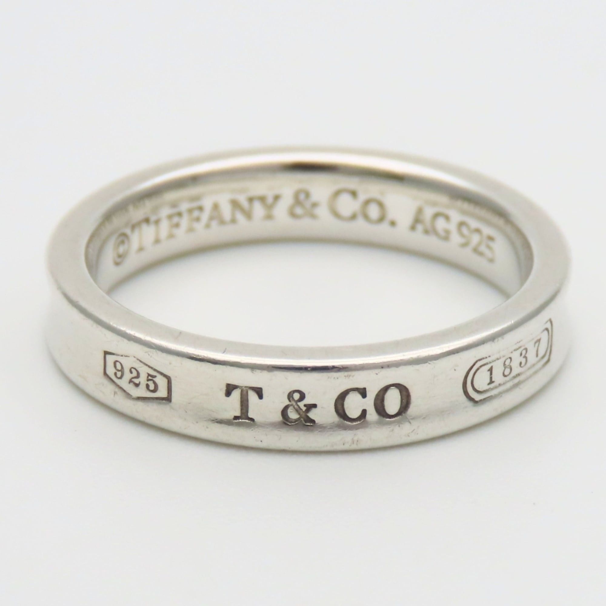 Tiffany & Co. Tiffany & Co. 1837 Narrow Ring, Sterling Silver 925, Approx. 4.1g, Women's. Size ONE SIZE - 4 Thumbnail