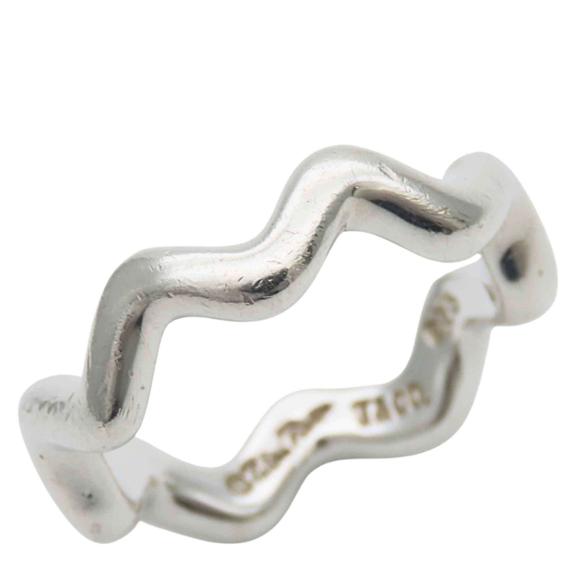 Tiffany & Co. Tiffany & Co. Ring, Zigzag Wave Design, SV925, Approx. 4.87g, Paloma Picasso, Women's. Size ONE SIZE - 2 Thumbnail
