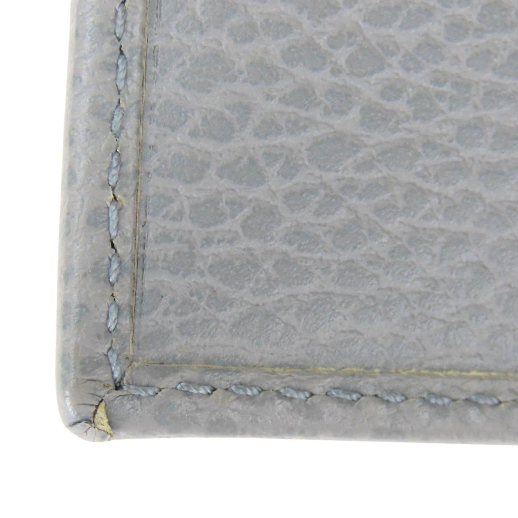 Gucci Gucci GG Marmont Key Case 456118 Leather Gray 6-Key Holder for Women GUCCI Size ONE SIZE - 18 Thumbnail