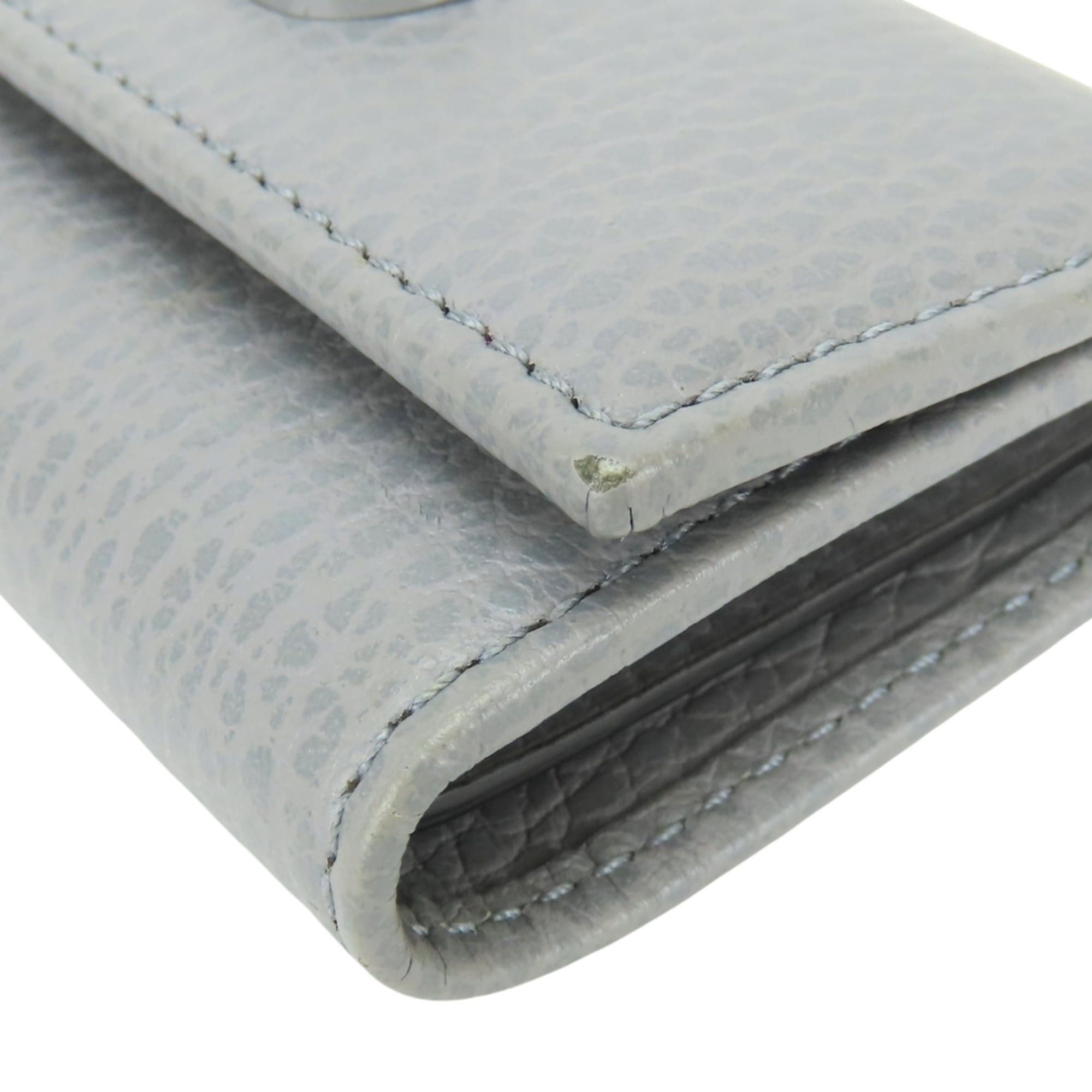 Gucci Gucci GG Marmont Key Case 456118 Leather Gray 6-Key Holder for Women GUCCI Size ONE SIZE - 8 Thumbnail