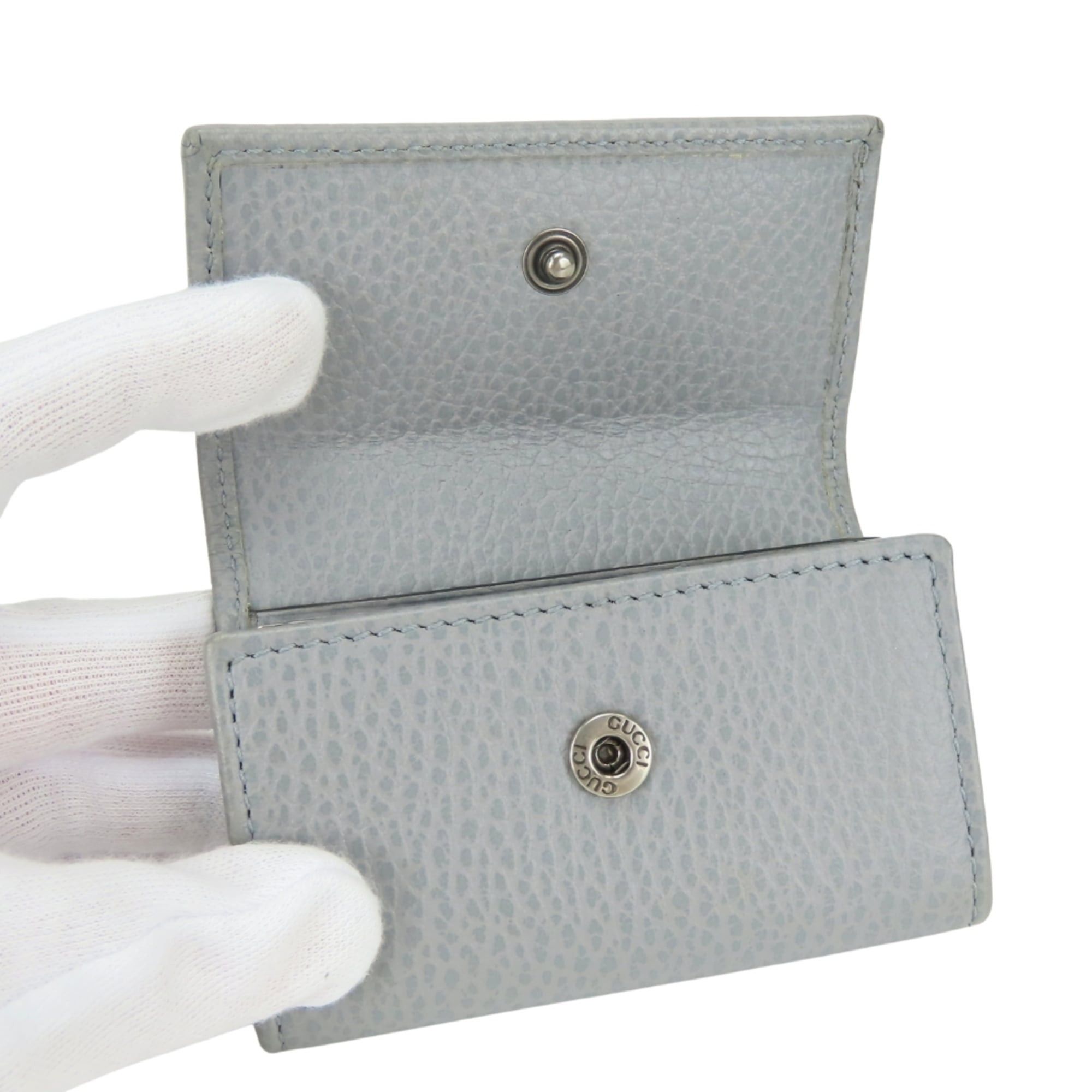 Gucci Gucci GG Marmont Key Case 456118 Leather Gray 6-Key Holder for Women GUCCI Size ONE SIZE - 14 Thumbnail