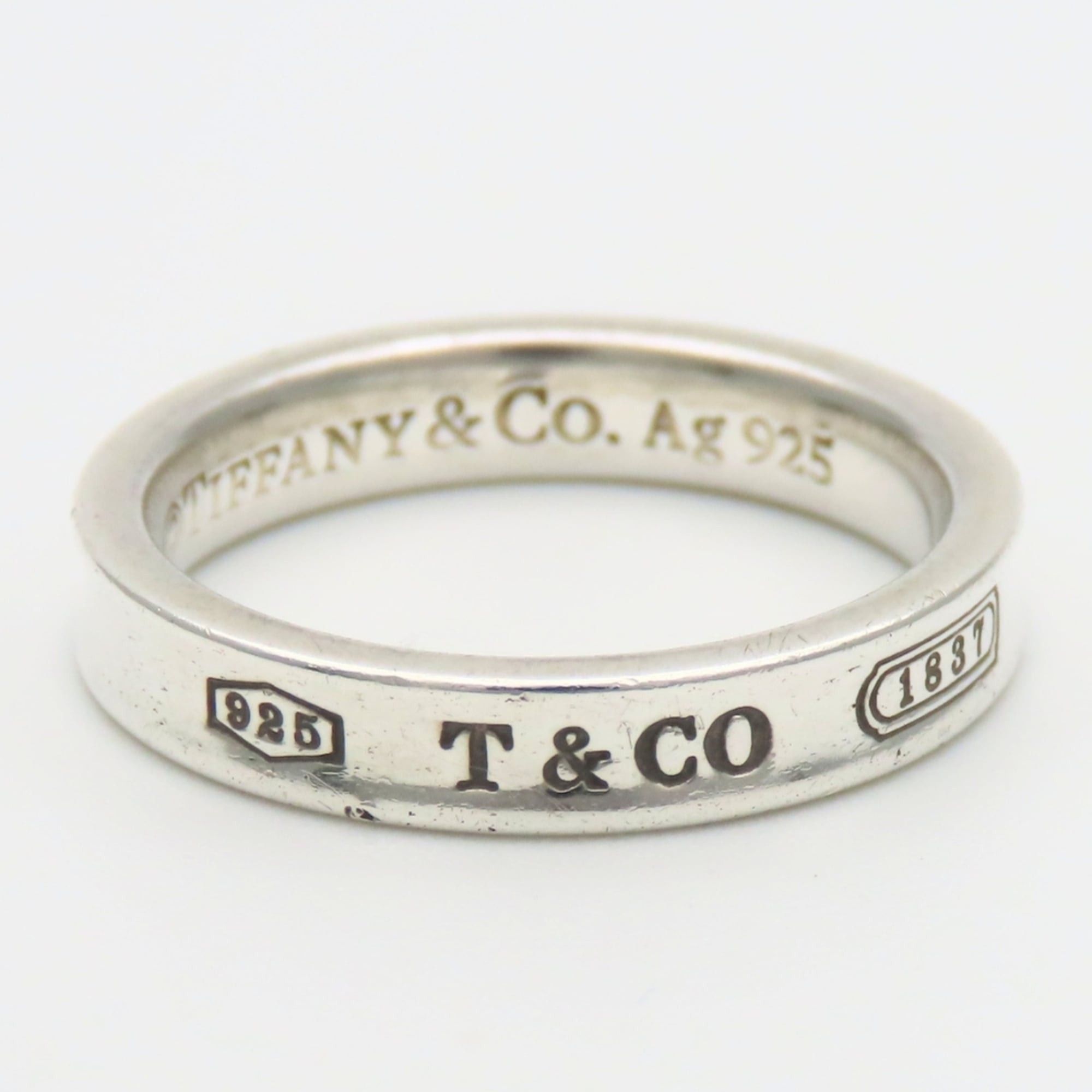 Tiffany & Co. Tiffany & Co. 1837 Narrow Ring, Sterling Silver 925, Approx. 4.1g, Women's. Size ONE SIZE - 4 Thumbnail