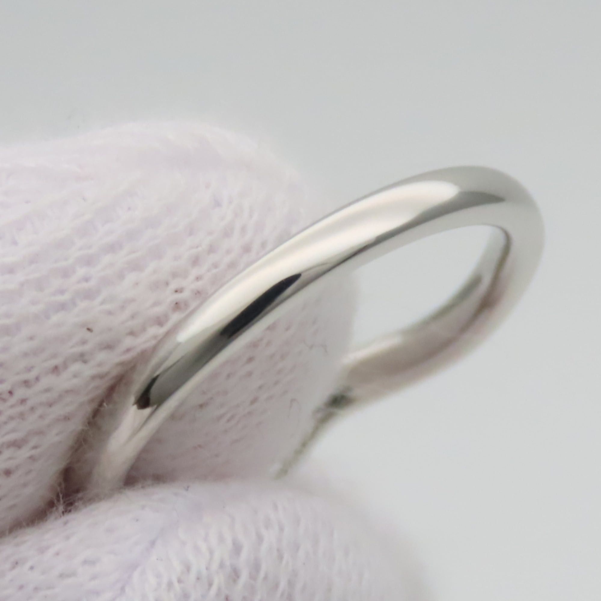 Tiffany & Co. Tiffany & Co. Curved Band Ring, Platinum 950, Diamond, Approx. 3.19g, Elsa Peretti Design, 9PD, Women's. Size ONE SIZE - 9 Thumbnail