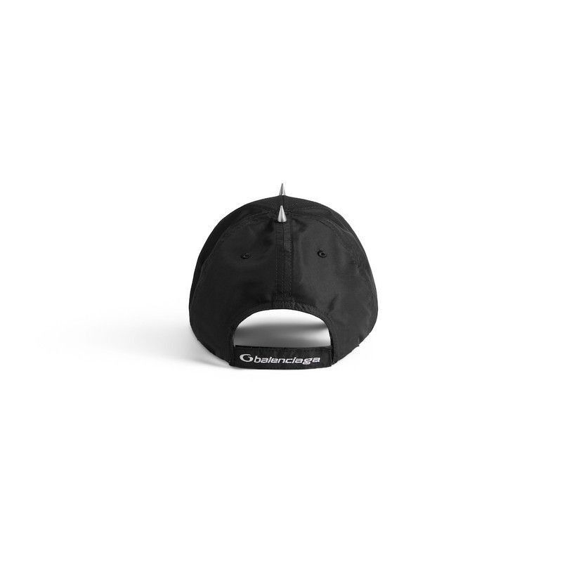 Balenciaga Perforated Spike Hat / Cap in Black Size ONE SIZE - 3 Thumbnail