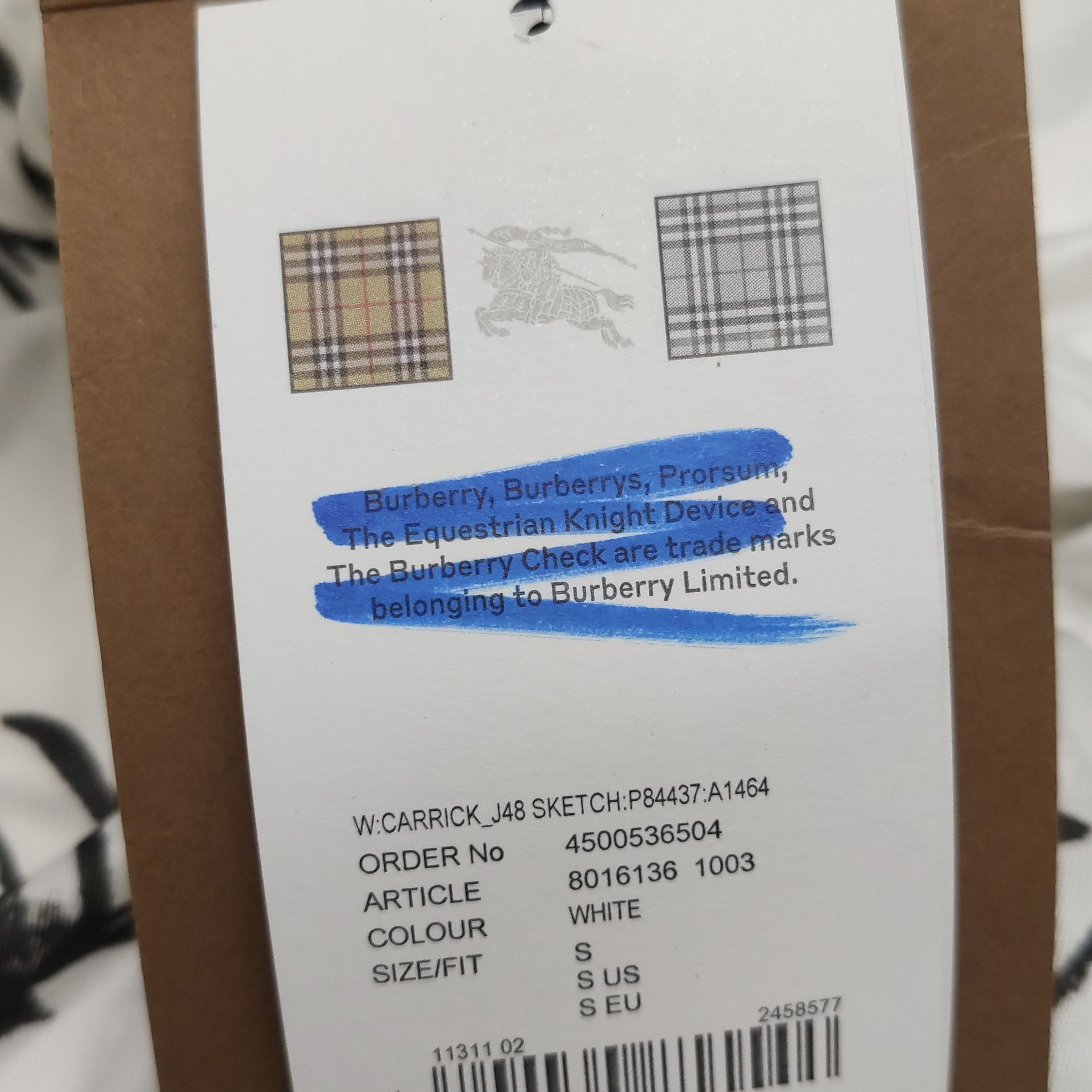 Burberry Burberry Women s Short Sleeve Shirts Size S / US 4 / IT 40 - 10 Thumbnail