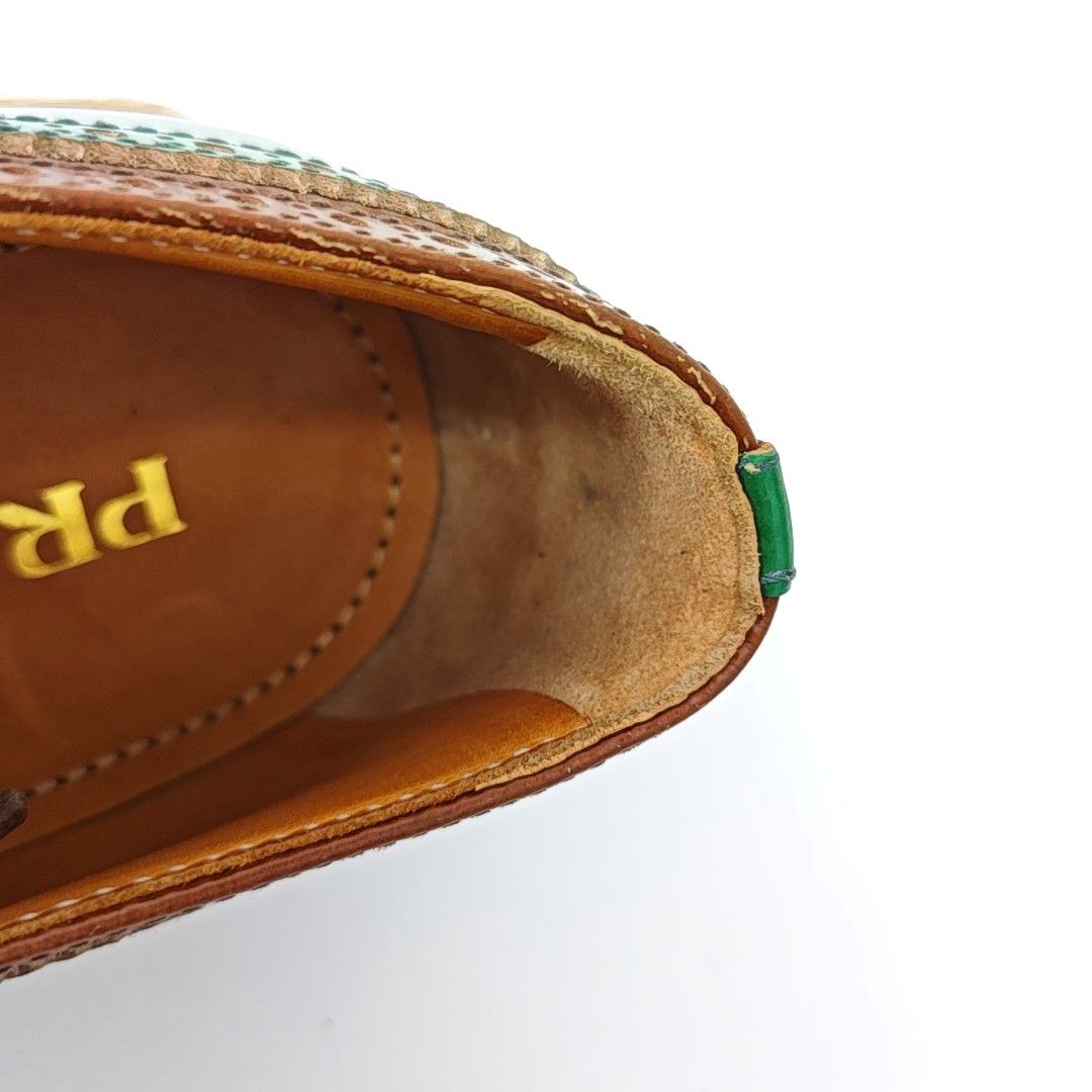 Prada Prada Tri-Color Leather Wingtip Brogues EU 39 Size US 6 / EU 39 - 7 Thumbnail