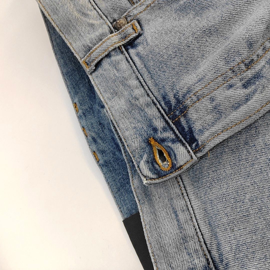 Balmain Balmain Distressed Blue Jeans 34 Size US 34 / EU 50 - 6 Thumbnail
