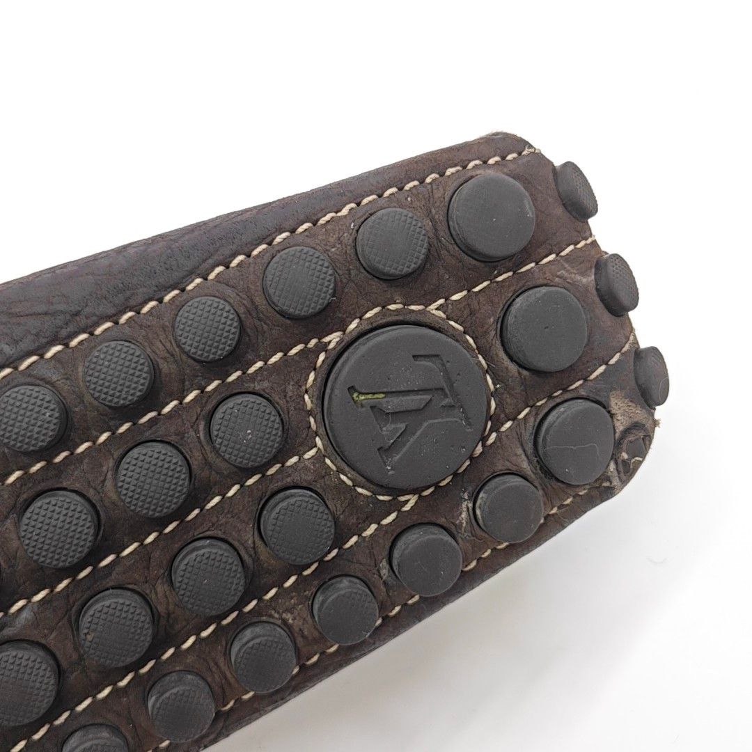 Louis Vuitton Louis Vuitton Brown Pebbled Leather Drivers 8.5 Size US 9.5 / EU 42-43 - 12 Thumbnail