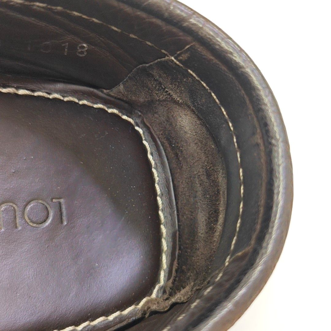 Louis Vuitton Louis Vuitton Brown Pebbled Leather Drivers 8.5 Size US 9.5 / EU 42-43 - 7 Thumbnail
