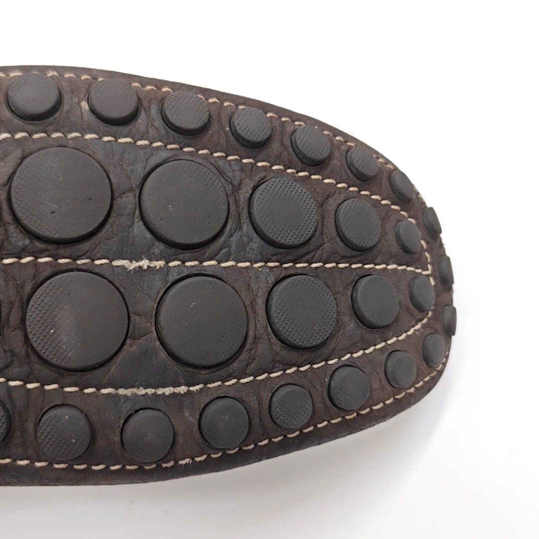Louis Vuitton Louis Vuitton Brown Pebbled Leather Drivers 8.5 Size US 9.5 / EU 42-43 - 11 Thumbnail
