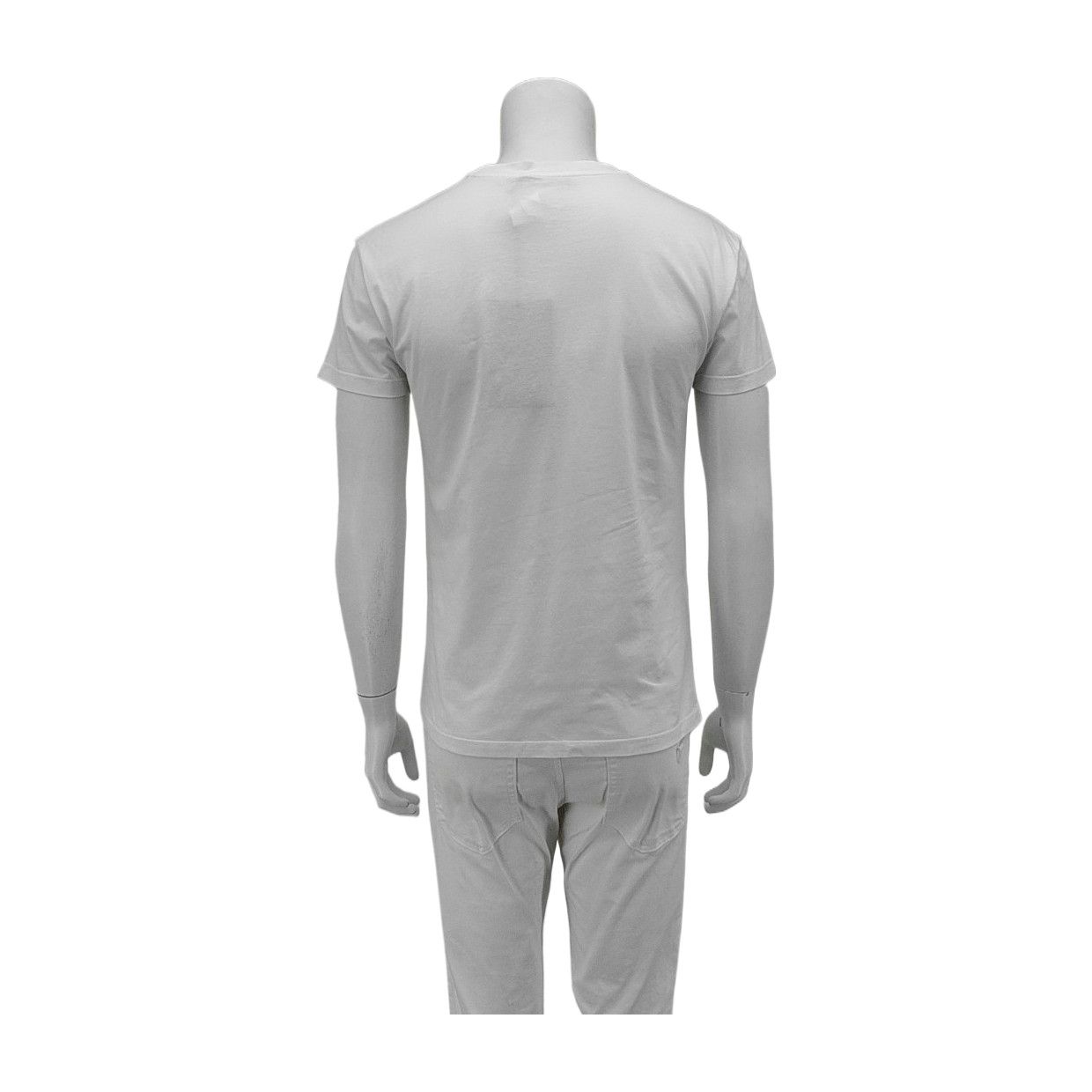 Miu Miu Miu Miu White Cotton Logo T-Shirt Size M Size US M / EU 48-50 / 2 - 2 Thumbnail