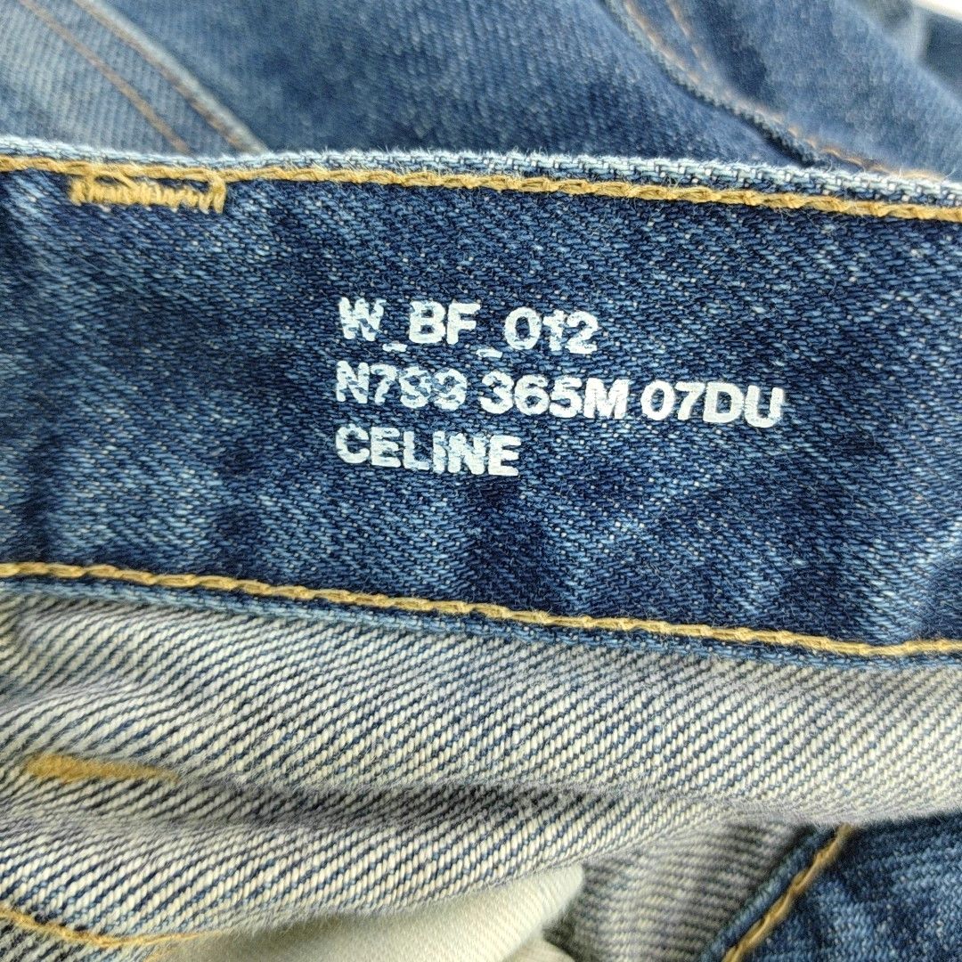 Celine Celine Washed Frayed Denim Jeans 30 Size US 30 / EU 46 - 6 Thumbnail