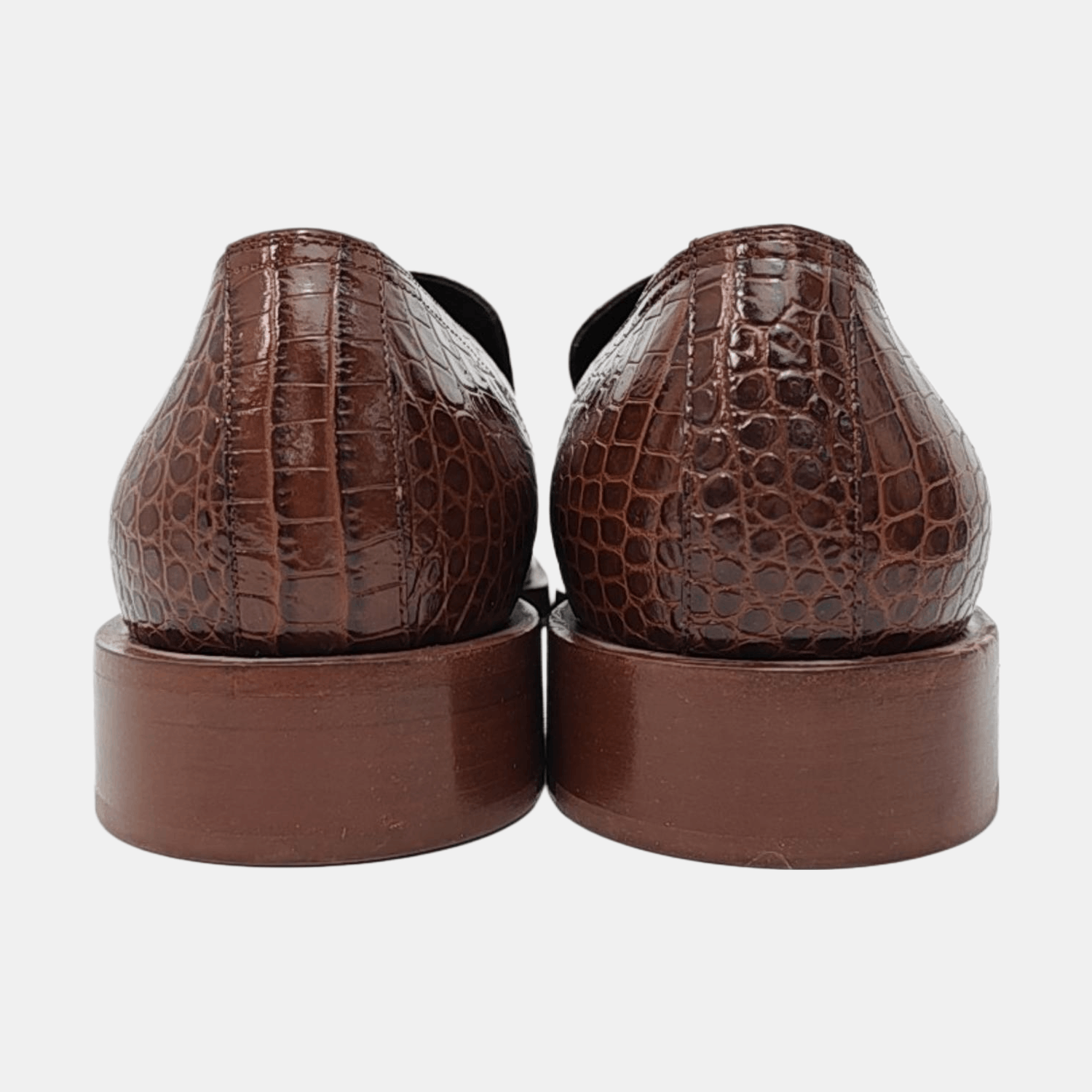 Fendi Fendi Croc-Embossed Buckle Loafers 45 Size US 12 / EU 45 - 4 Thumbnail