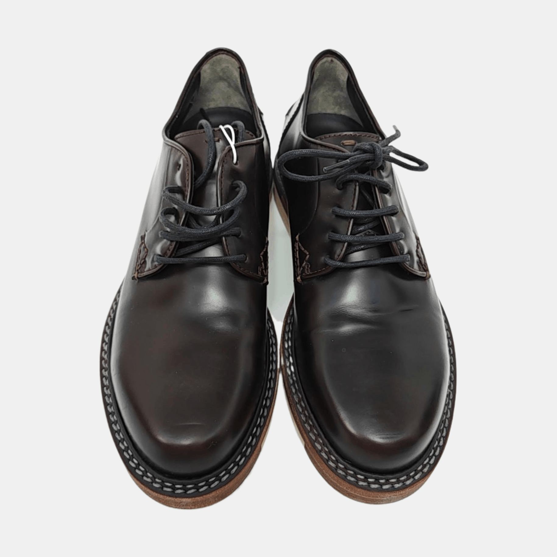 Fendi Fendi Leather Low-Top Derby Shoes Size 42 Size US 9 / EU 42 - 3 Thumbnail