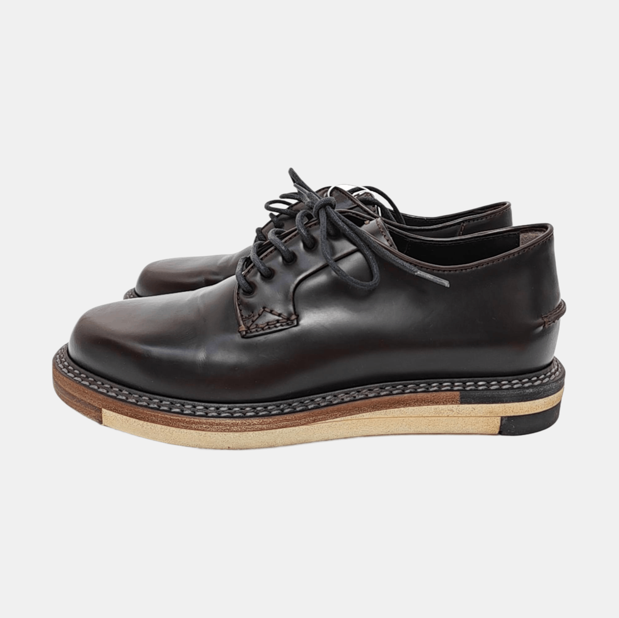 Fendi Fendi Leather Low-Top Derby Shoes Size 42 Size US 9 / EU 42 - 6 Thumbnail