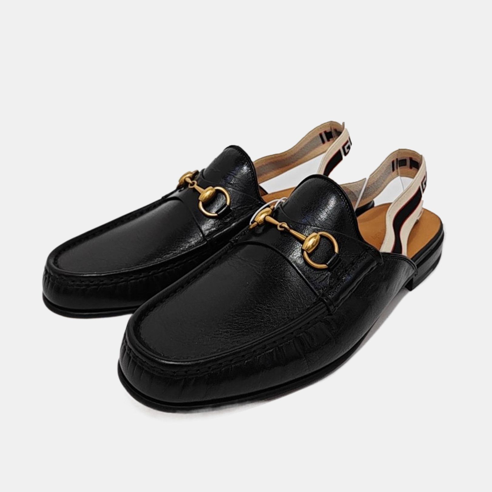 Gucci Gucci Leather Horsebit Slingback Sandals 9 Size US 10 / EU 43 - 2 Thumbnail