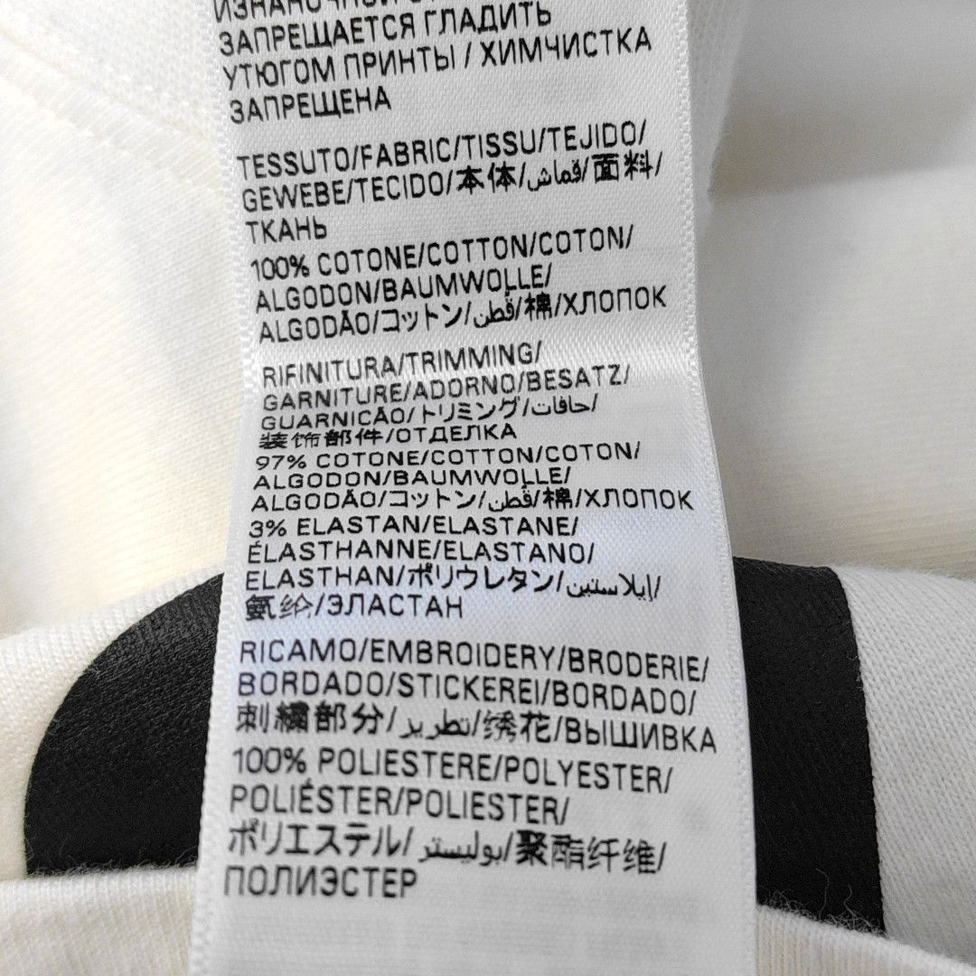 Balenciaga Balenciaga Multi Logo Graphic T-Shirt White Size L Size US L / EU 52-54 / 3 - 3 Thumbnail
