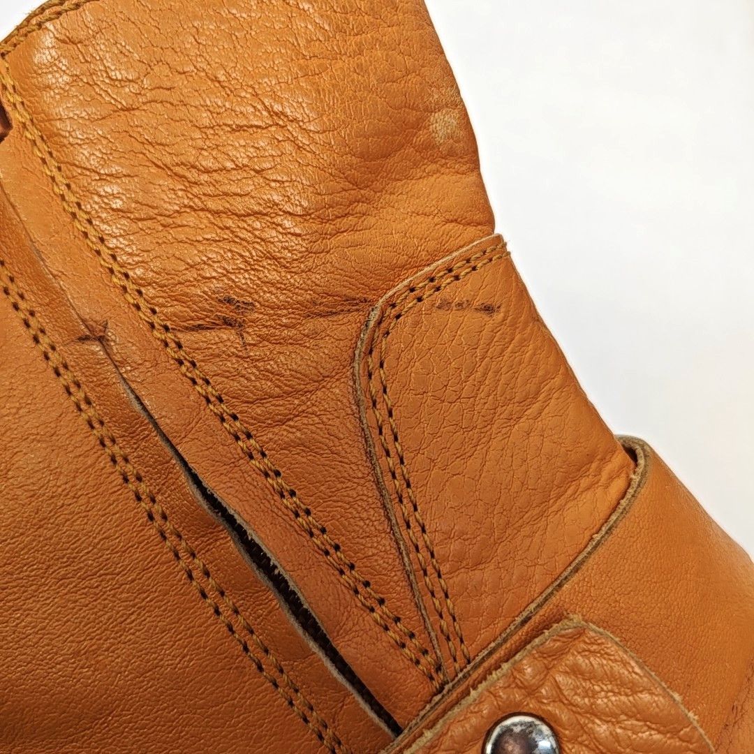 Balenciaga Balenciaga Orange Leather Harness Boots 41 Size US 8 / EU 41 - 8 Thumbnail