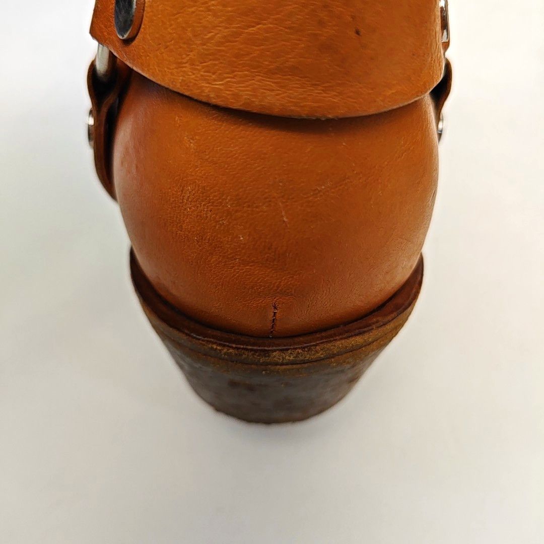 Balenciaga Balenciaga Orange Leather Harness Boots 41 Size US 8 / EU 41 - 14 Thumbnail