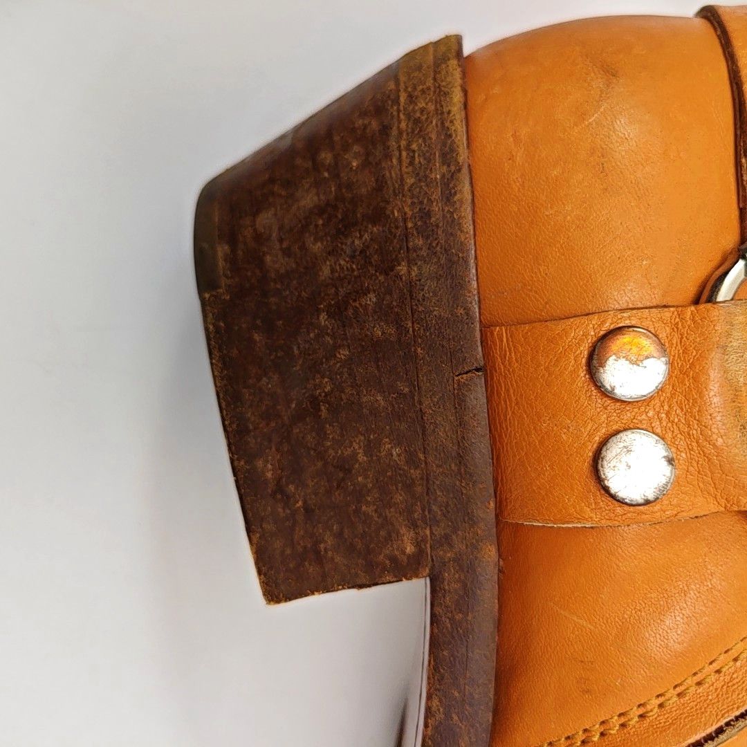 Balenciaga Balenciaga Orange Leather Harness Boots 41 Size US 8 / EU 41 - 13 Thumbnail