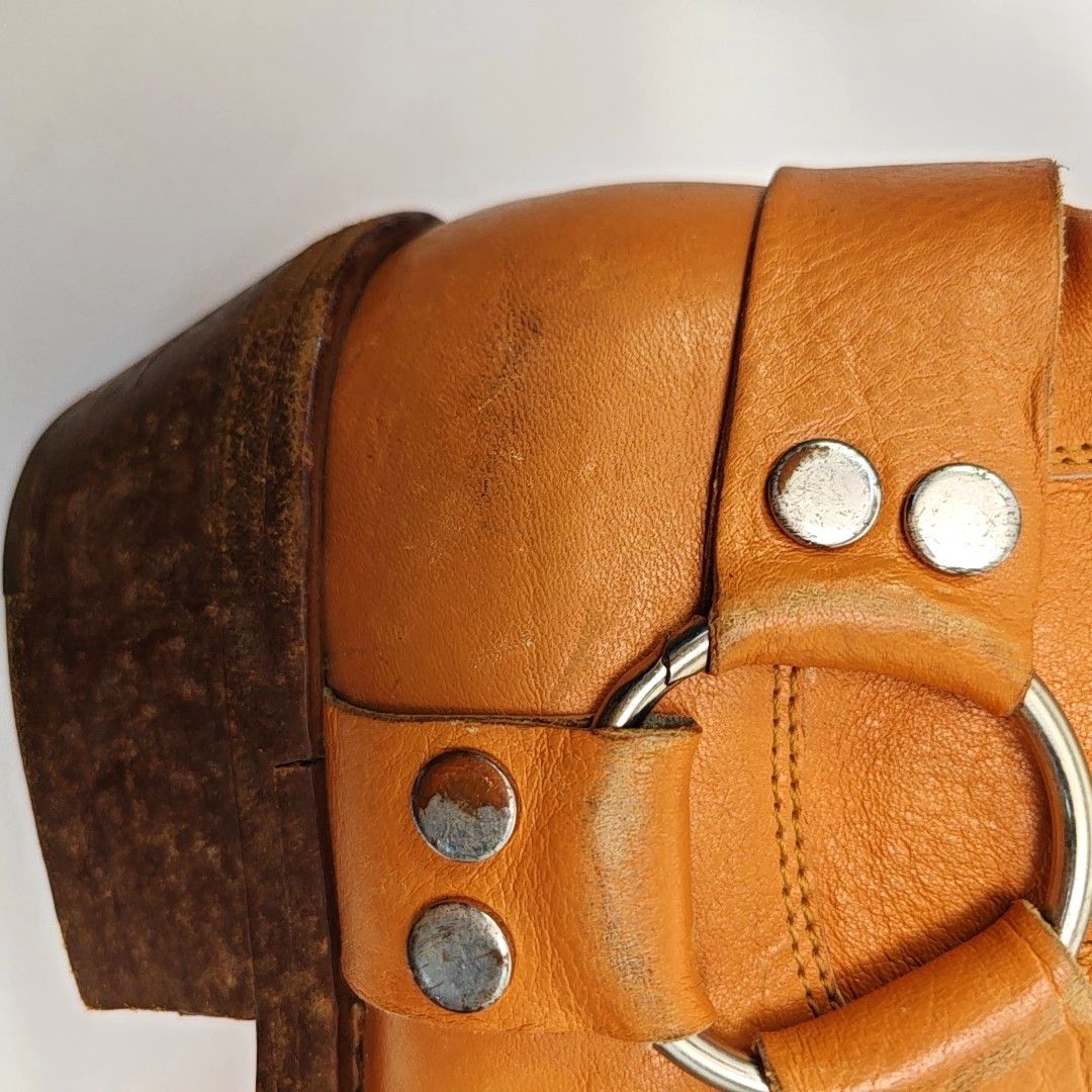 Balenciaga Balenciaga Orange Leather Harness Boots 41 Size US 8 / EU 41 - 9 Thumbnail