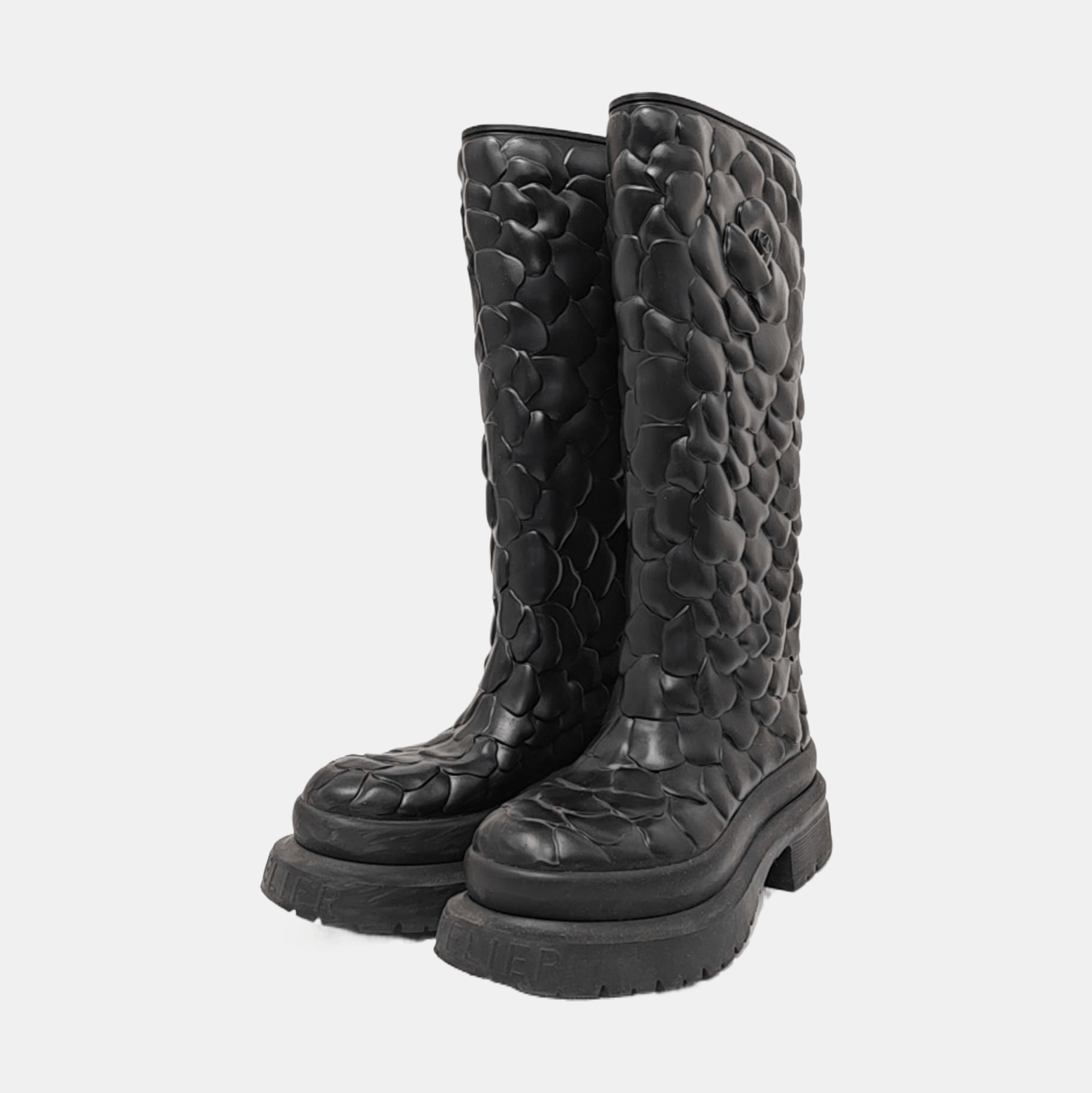 Valentino Valentino Atelier Rose Leather Boots EU 40 Size US 7 / EU 40 - 2 Thumbnail