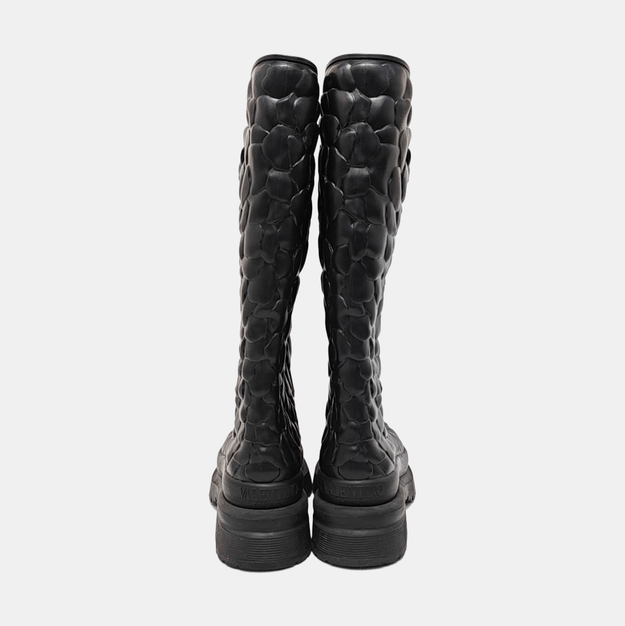 Valentino Valentino Atelier Rose Leather Boots EU 40 Size US 7 / EU 40 - 4 Thumbnail