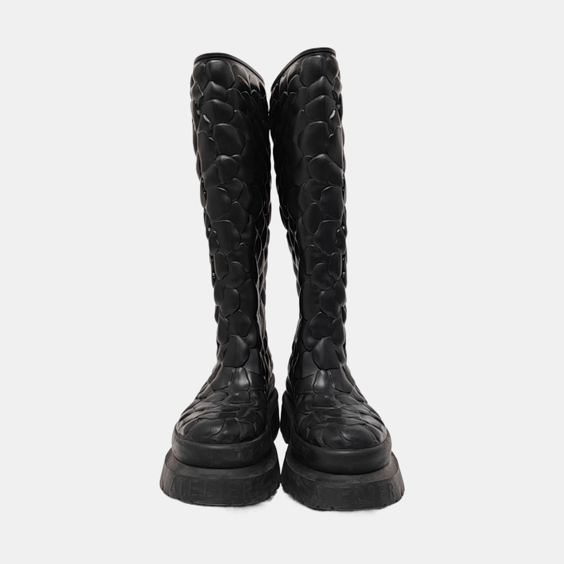 Valentino Valentino Atelier Rose Leather Boots EU 40 Size US 7 / EU 40 - 3 Thumbnail