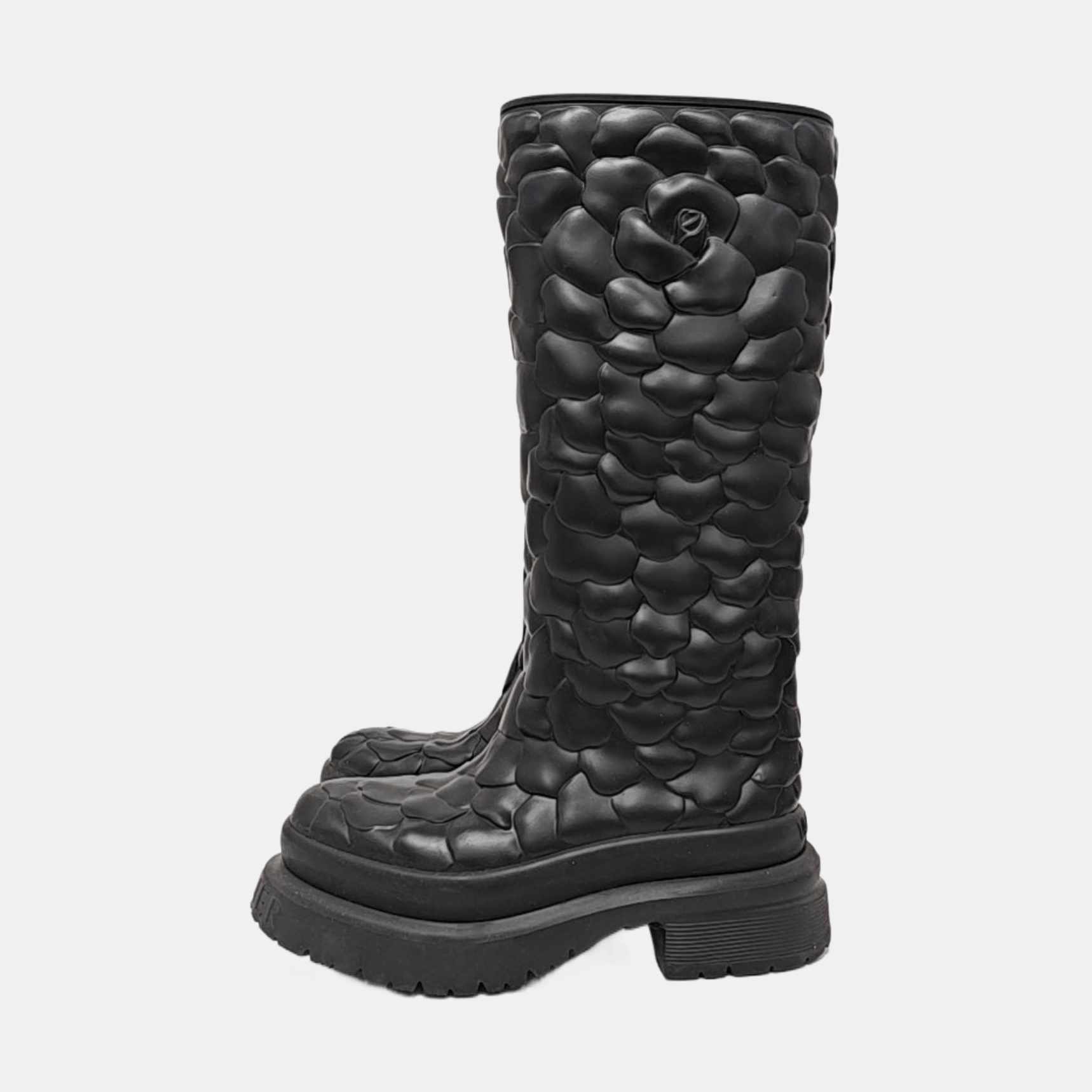 Valentino Valentino Atelier Rose Leather Boots EU 40 Size US 7 / EU 40 - 6 Thumbnail