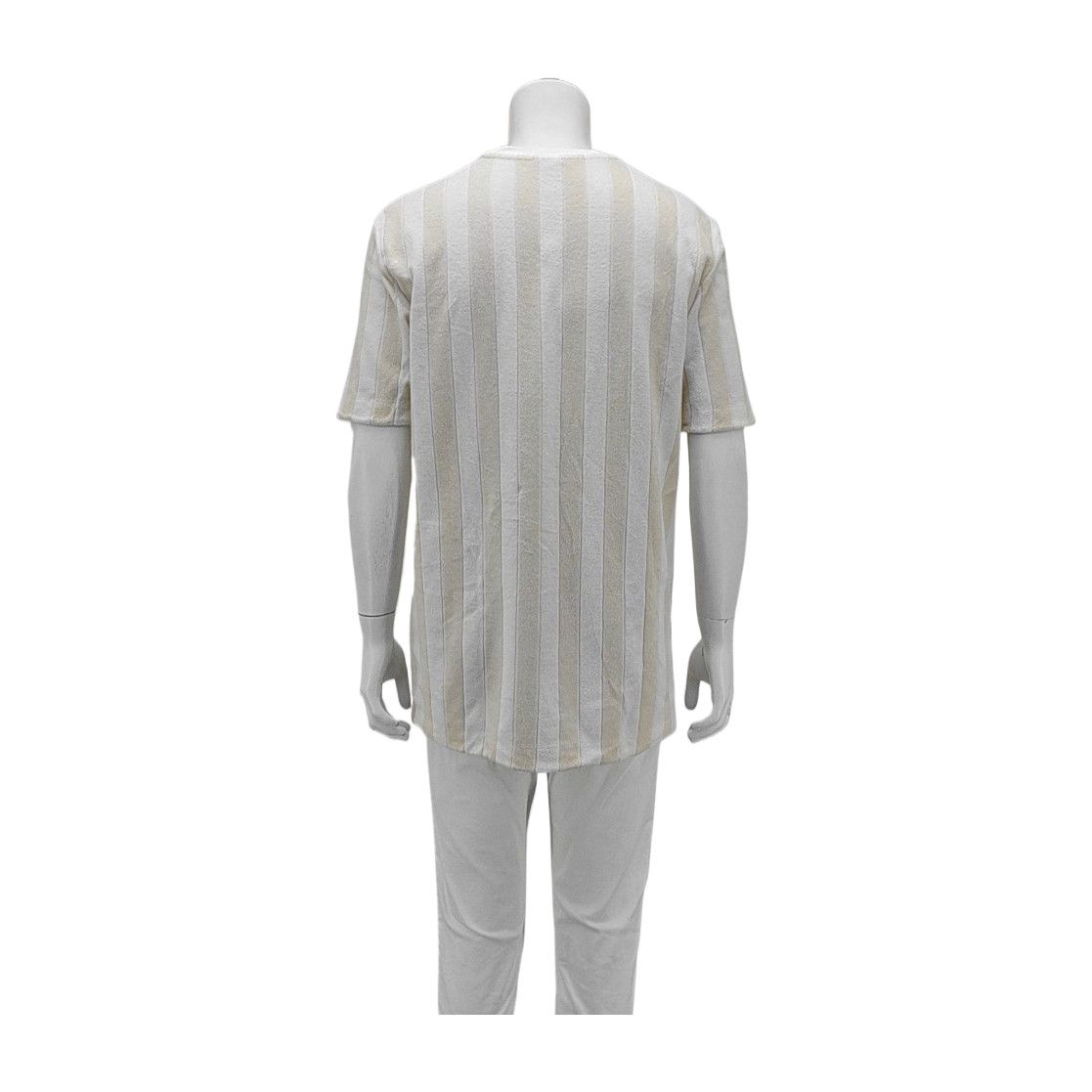 Fendi Fendi Striped Terry Knit T-Shirt Size M Size US M / EU 48-50 / 2 - 2 Thumbnail