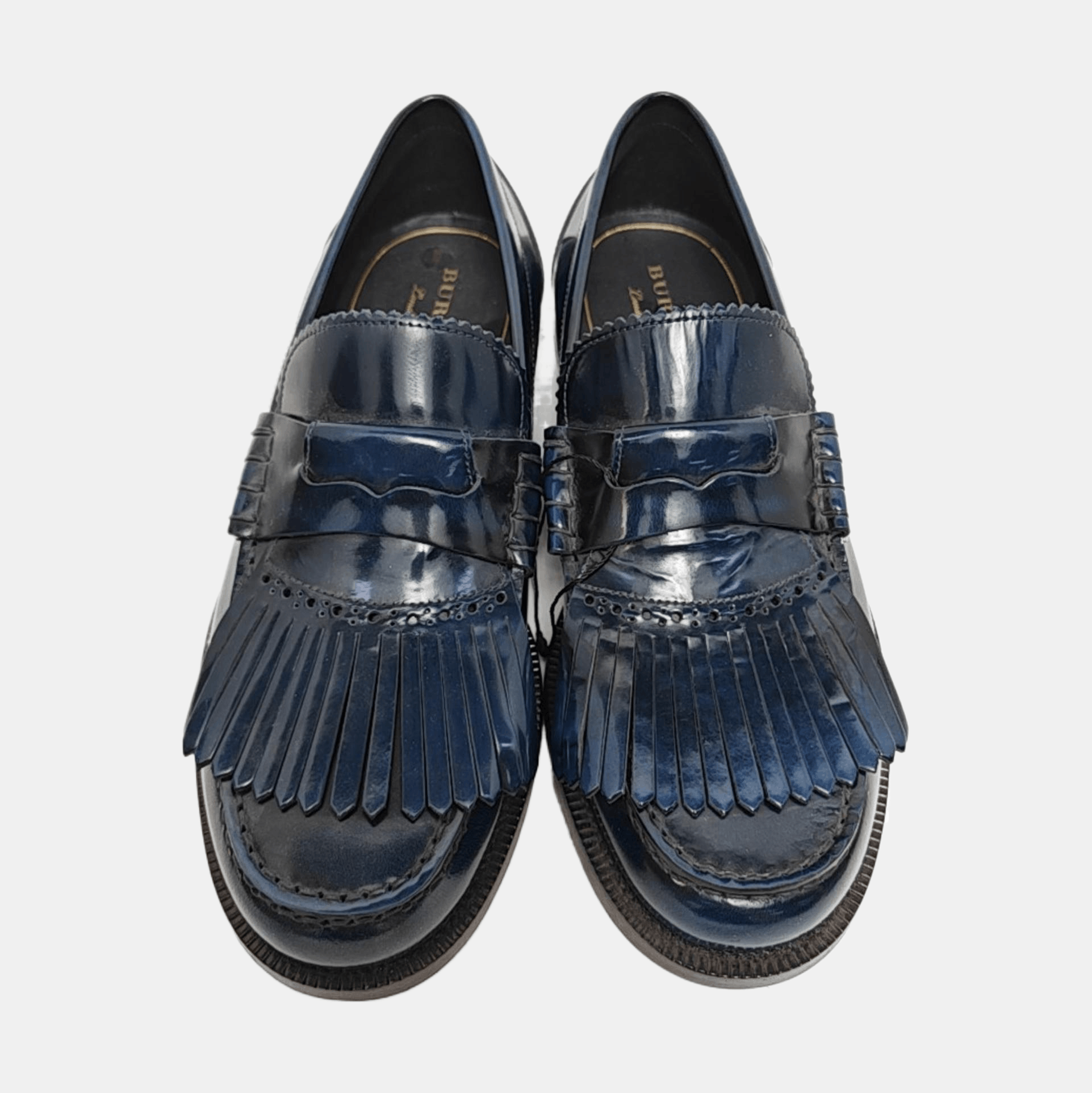 Burberry Burberry Fringe Leather Loafers EU 40.5 Size US 7.5 / EU 40-41 - 3 Thumbnail