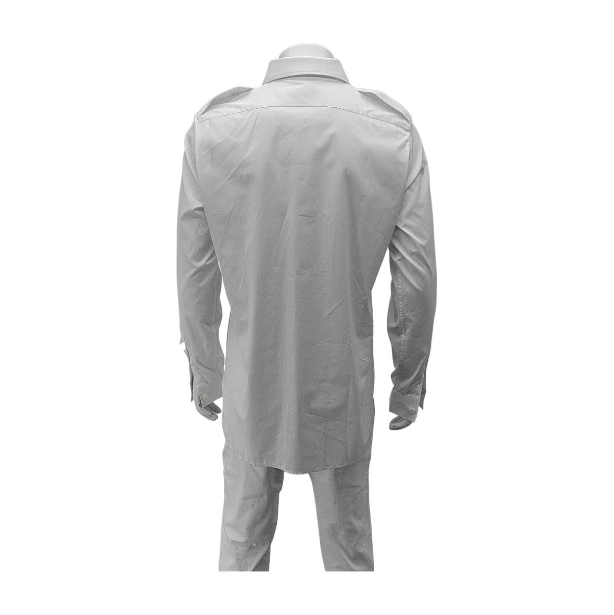 Prada Prada White Cotton Long Sleeve Shirt Size S Size US S / EU 44-46 / 1 - 2 Thumbnail
